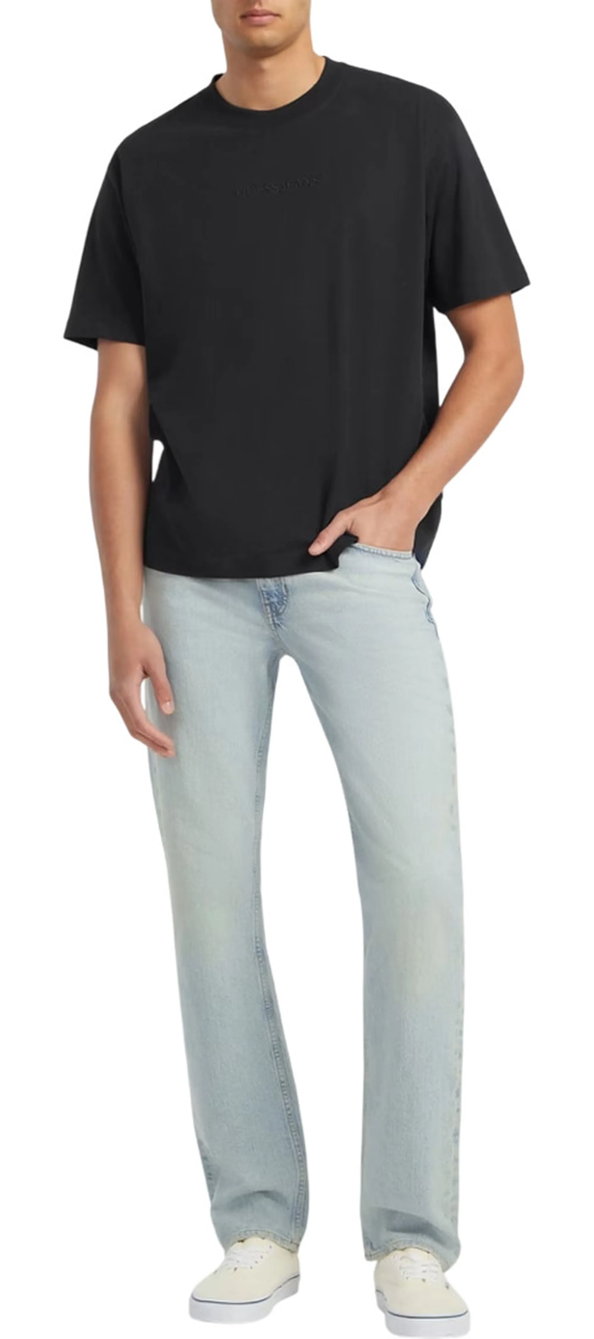 Guess Jeans B'T-Shirt' Black M4Yi44K8Fq4 179314