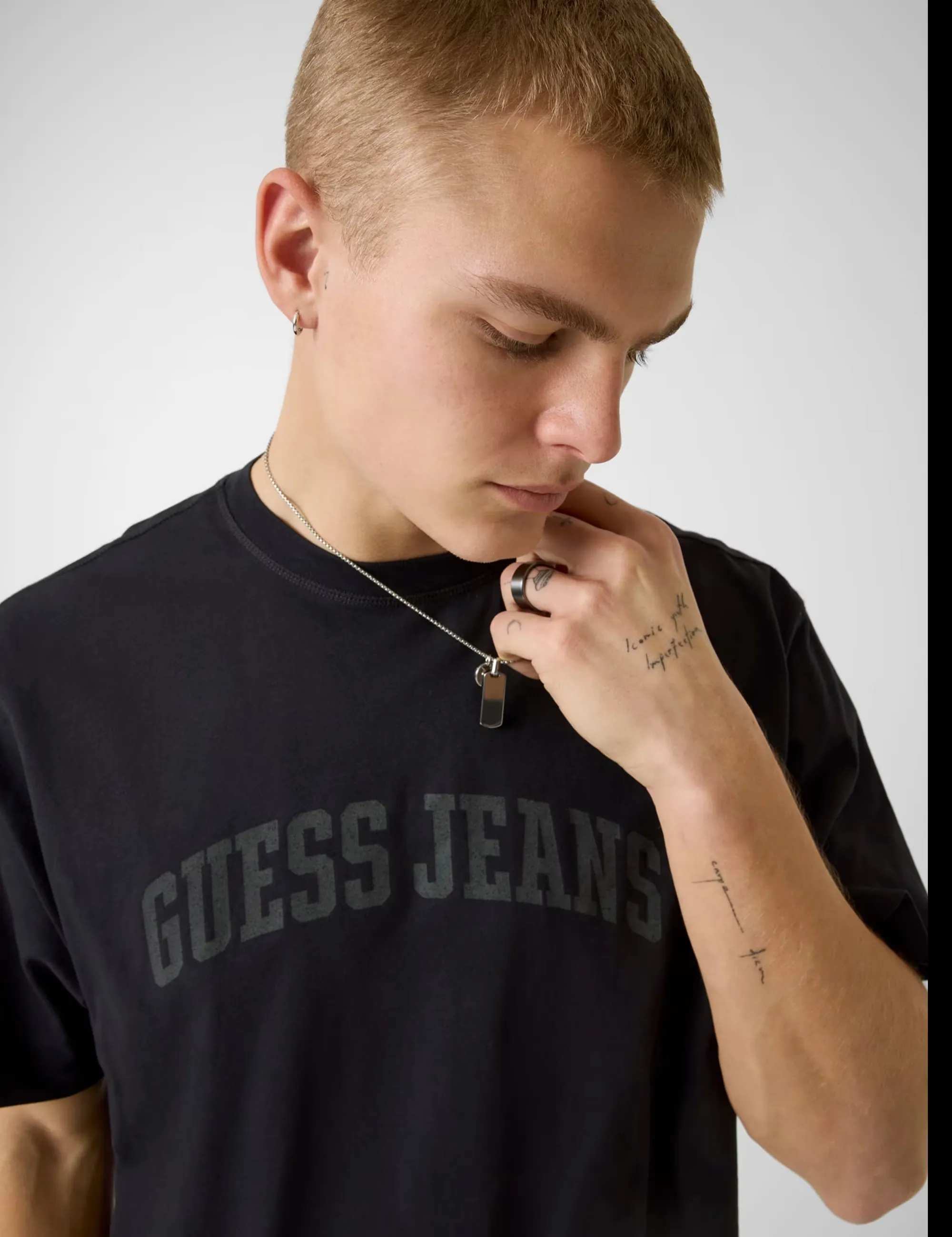 Guess Jeans B'T-Shirt Boxy' Black M6Gib6K8Fq4 171514