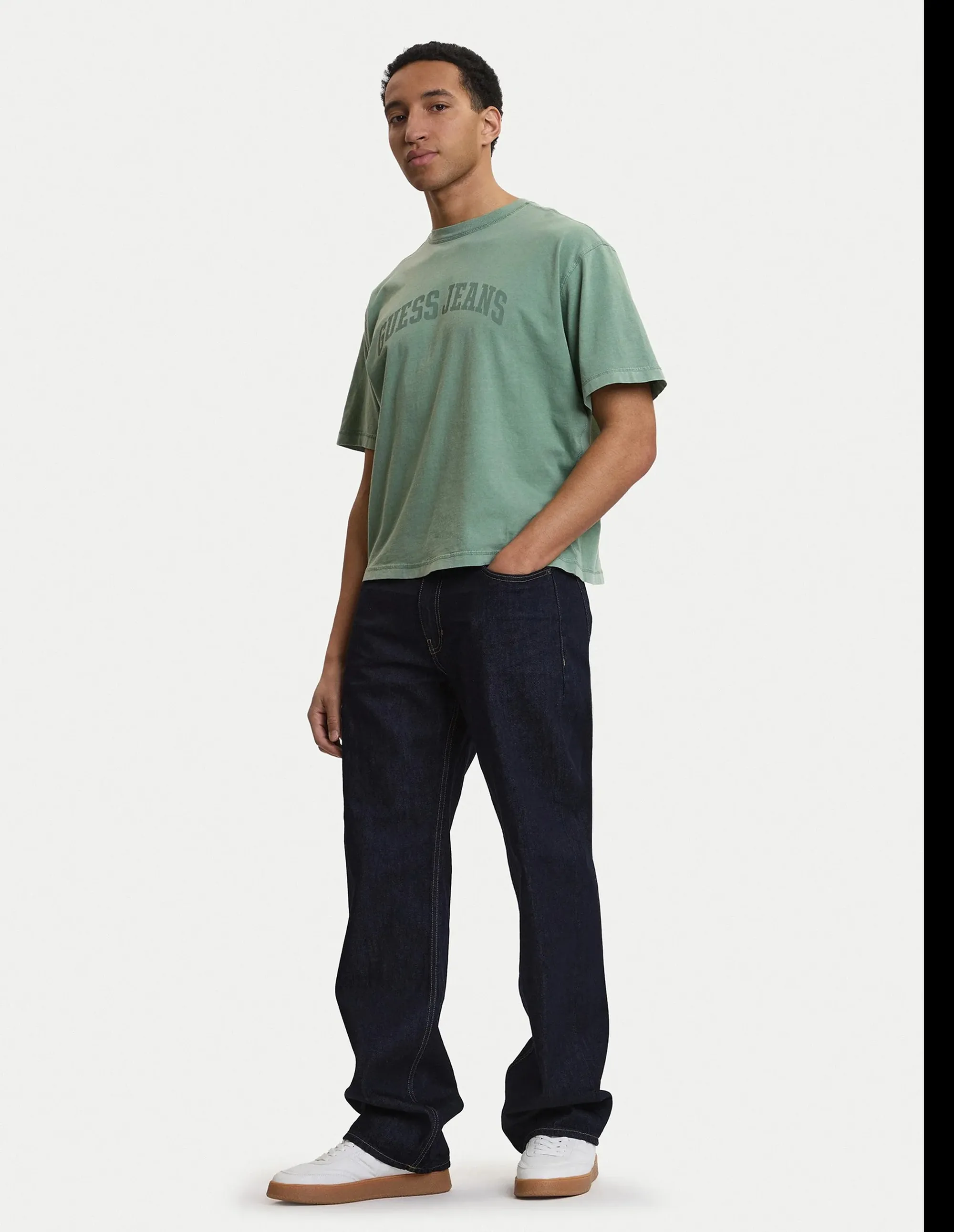 Guess Jeans B'T-Shirt Boxy' Green M6Gib6K8Fq4 171517