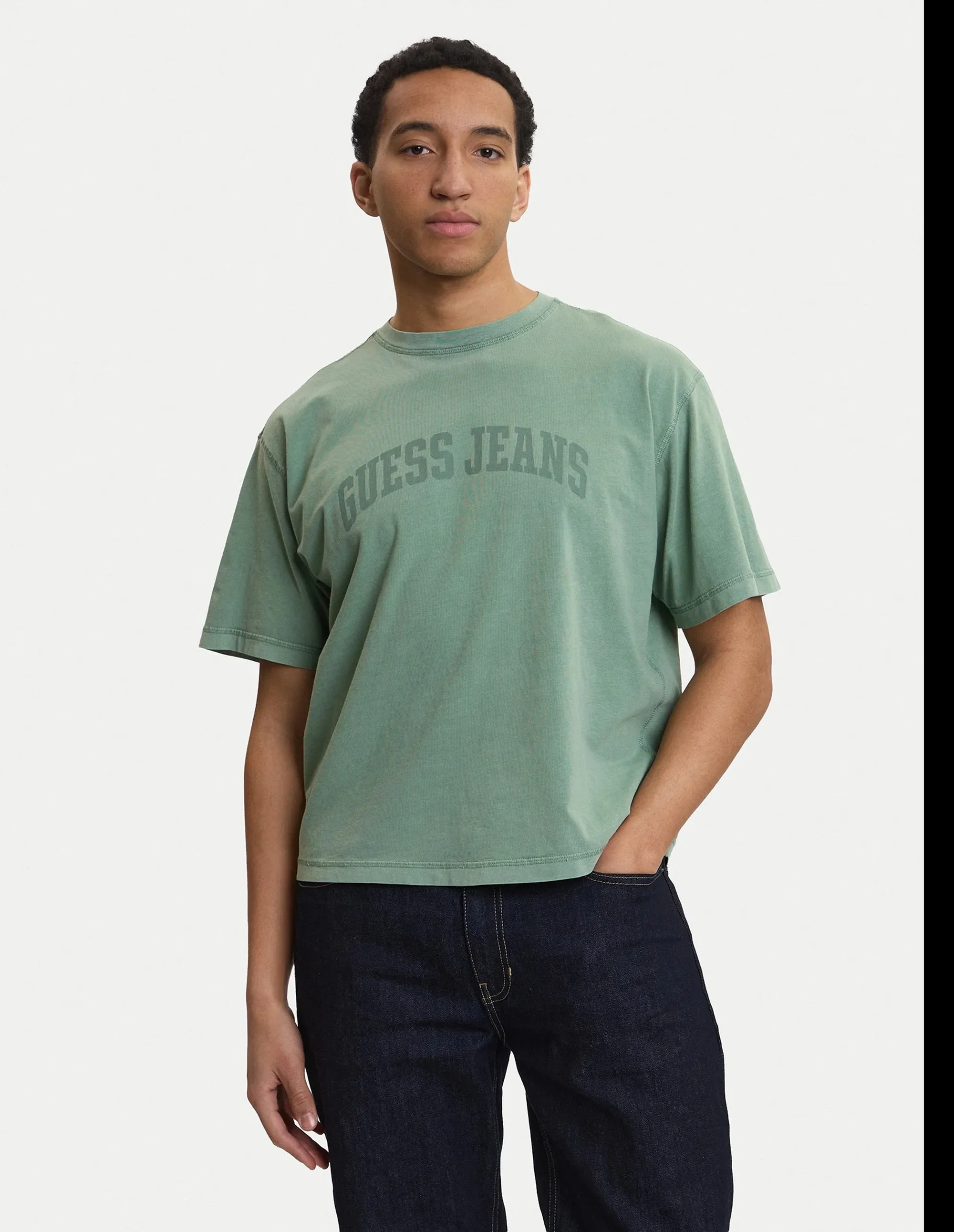 Guess Jeans B'T-Shirt Boxy' Green M6Gib6K8Fq4 171518