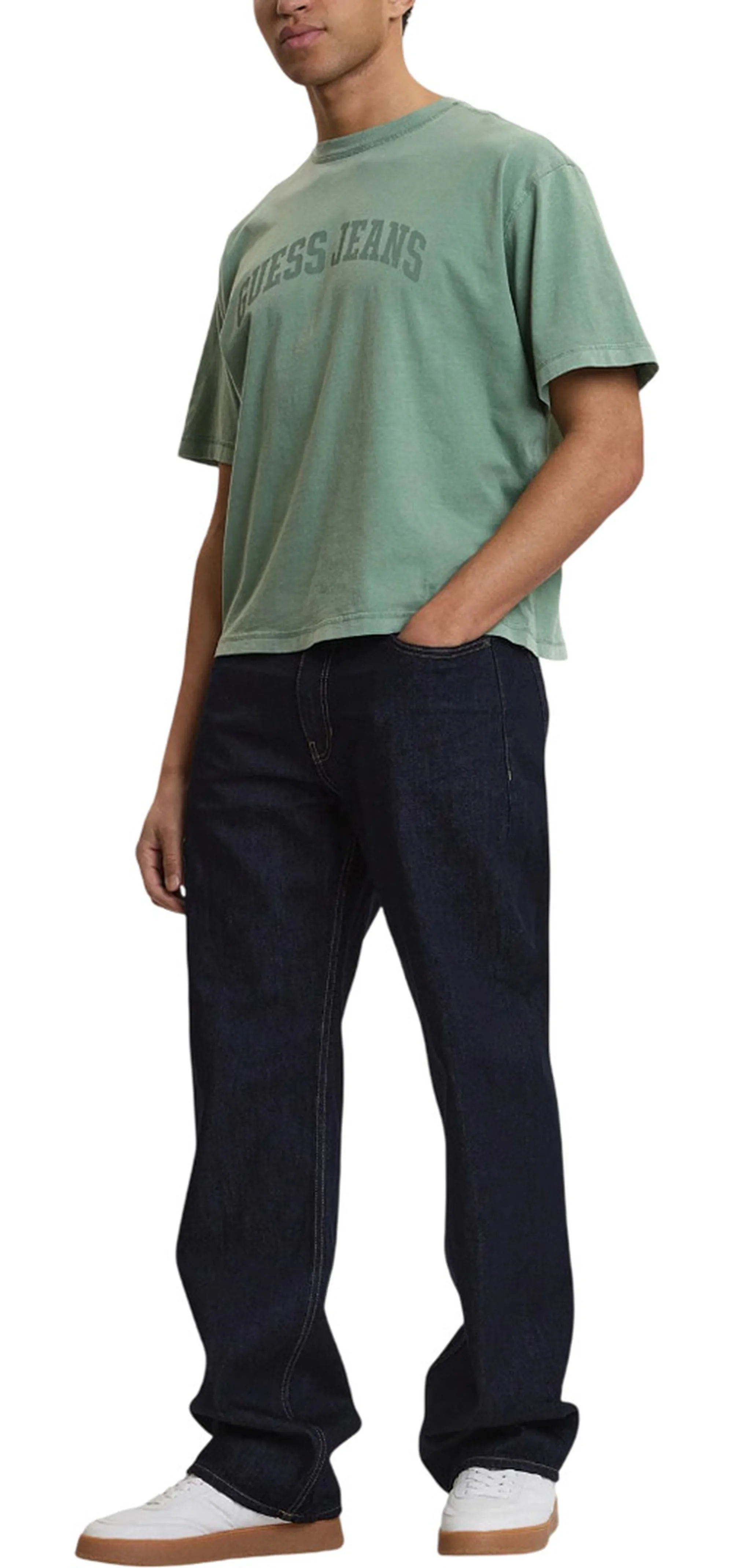 Guess Jeans T-Shirt Boxy Verde M6Gib6K8Fq4 179377