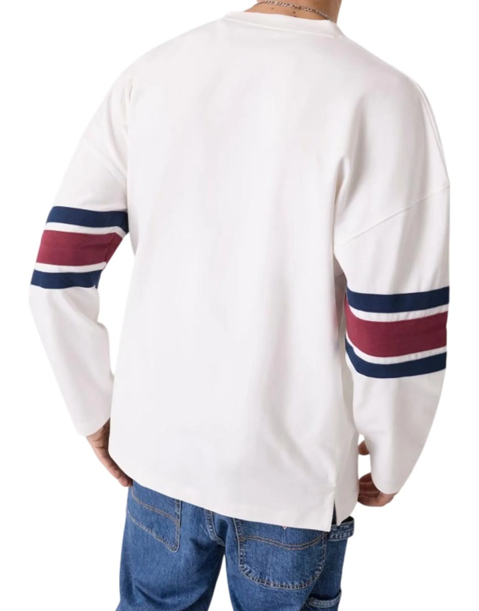 Guess Jeans T-Shirt Hockey Bianco M6Yi68K4823 187687