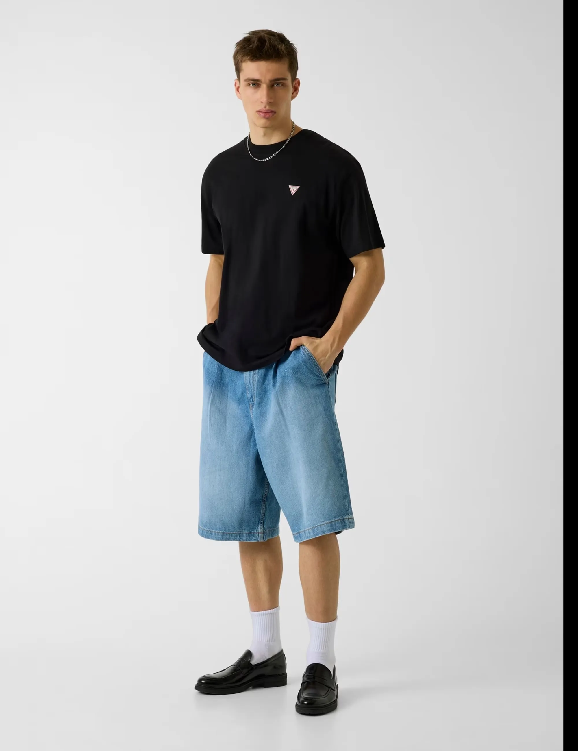 Guess Jeans B'T-Shirt Oversize' Black M4Yi46K8Fq4 171465