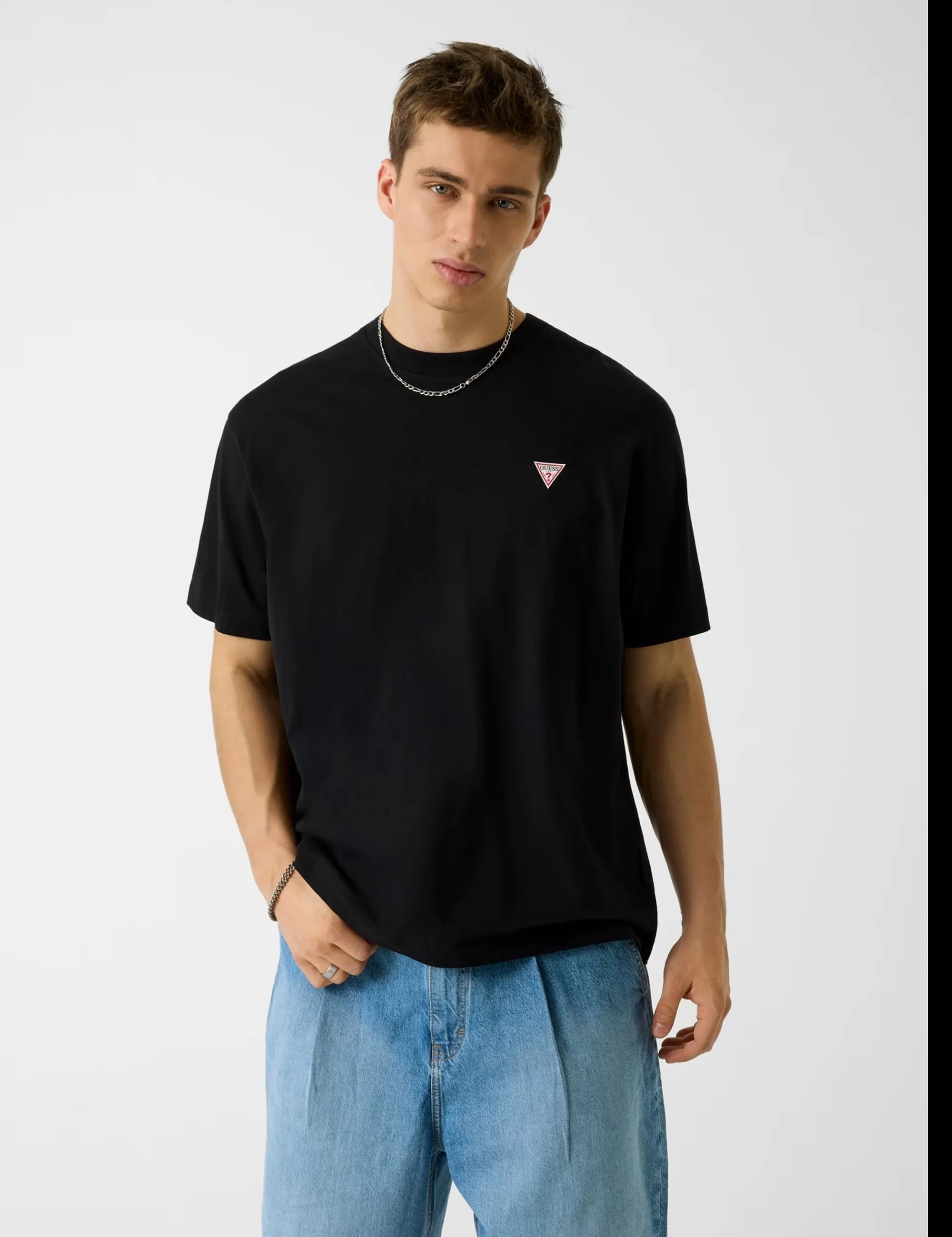 Guess Jeans B'T-Shirt Oversize' Black M4Yi46K8Fq4 171468