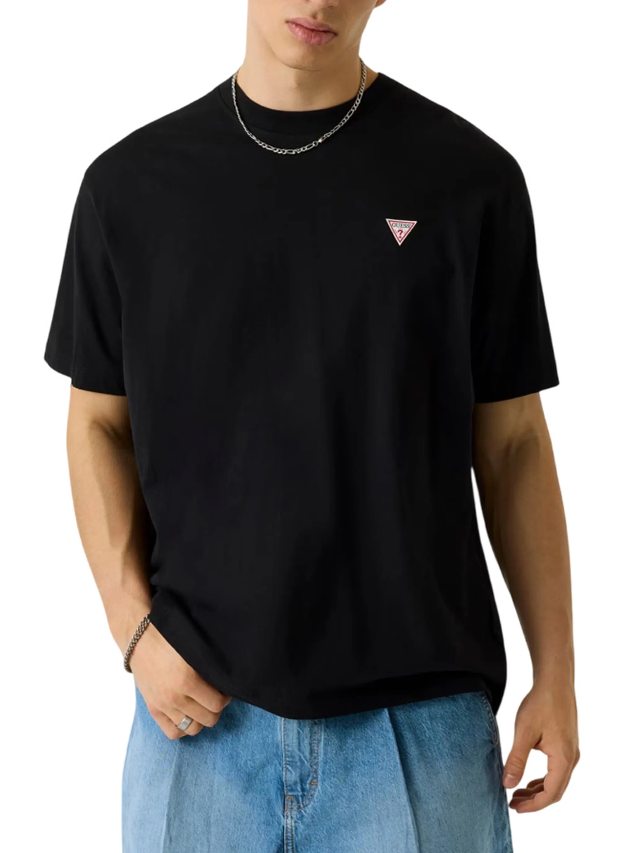 Guess Jeans B'T-Shirt Oversize' Black M4Yi46K8Fq4 179327