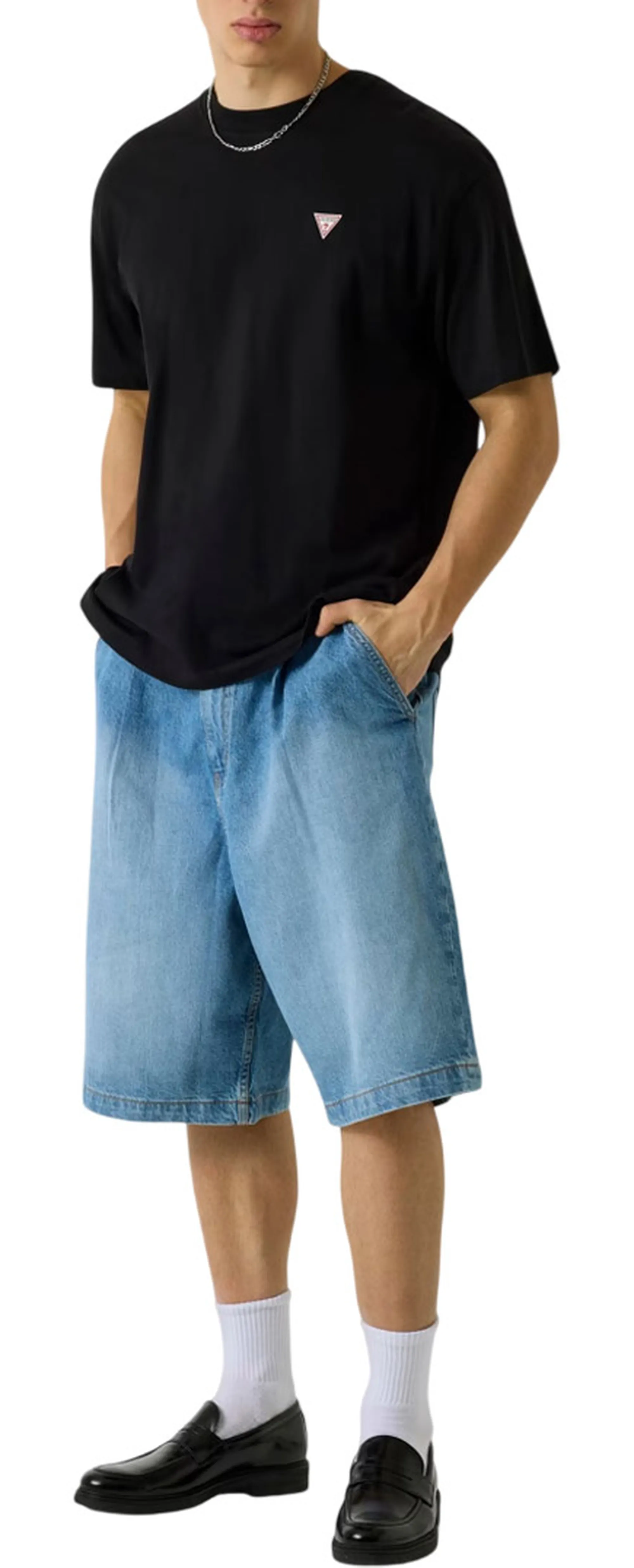 Guess Jeans B'T-Shirt Oversize' Black M4Yi46K8Fq4 179334