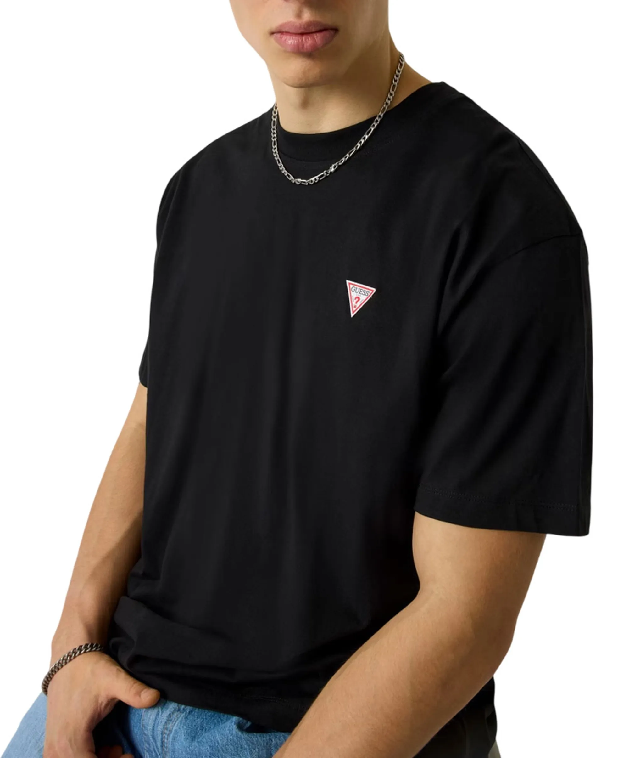 Guess Jeans B'T-Shirt Oversize' Black M4Yi46K8Fq4 179335