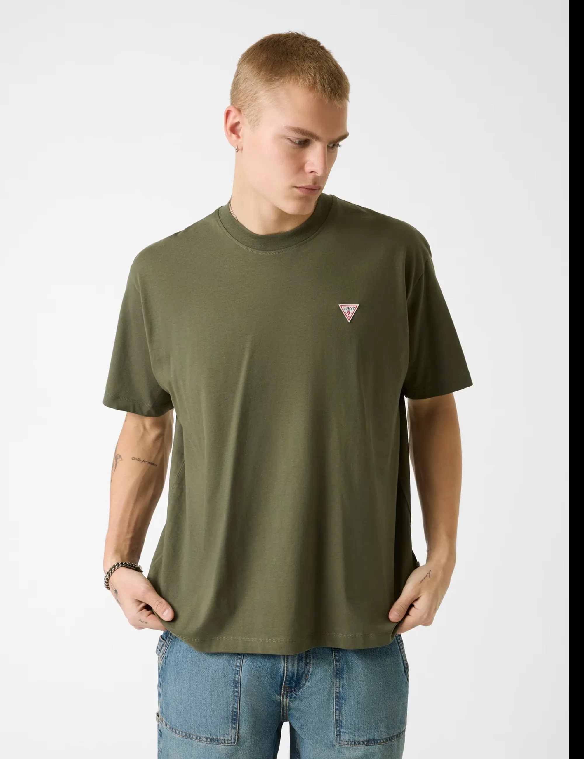 Guess Jeans B'T-Shirt Oversize' Olive M4Yi46K8Fq4 171461