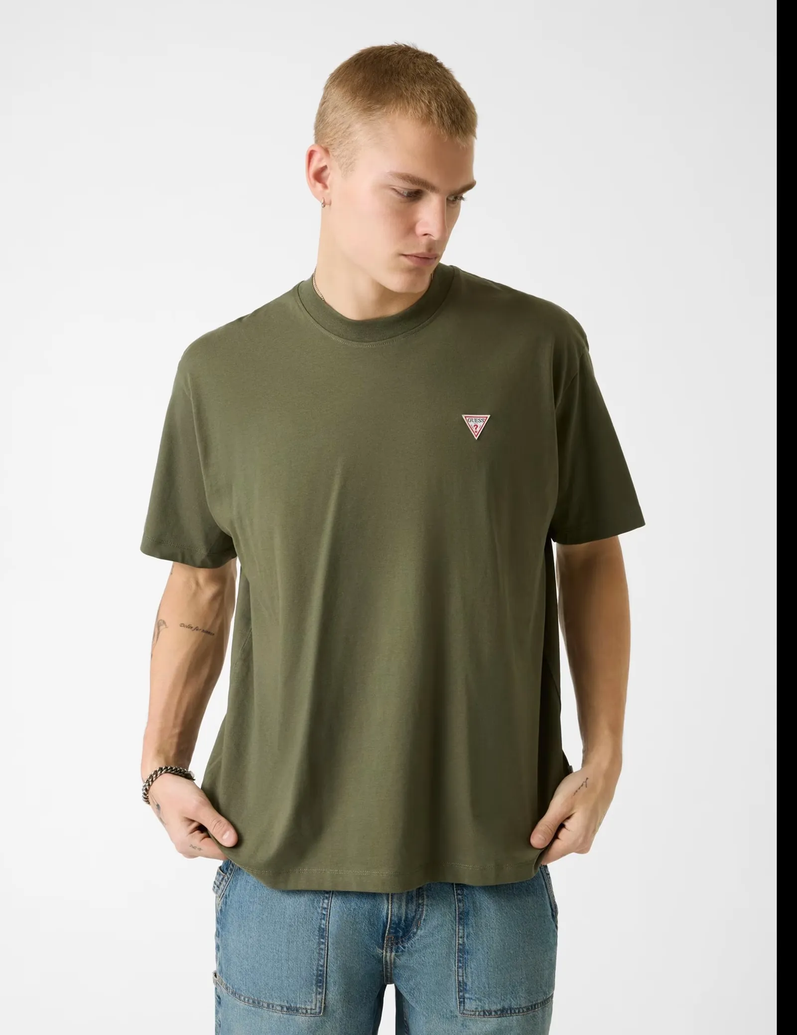 Guess Jeans T-Shirt Oversize Olive M4Yi46K8Fq4 171461