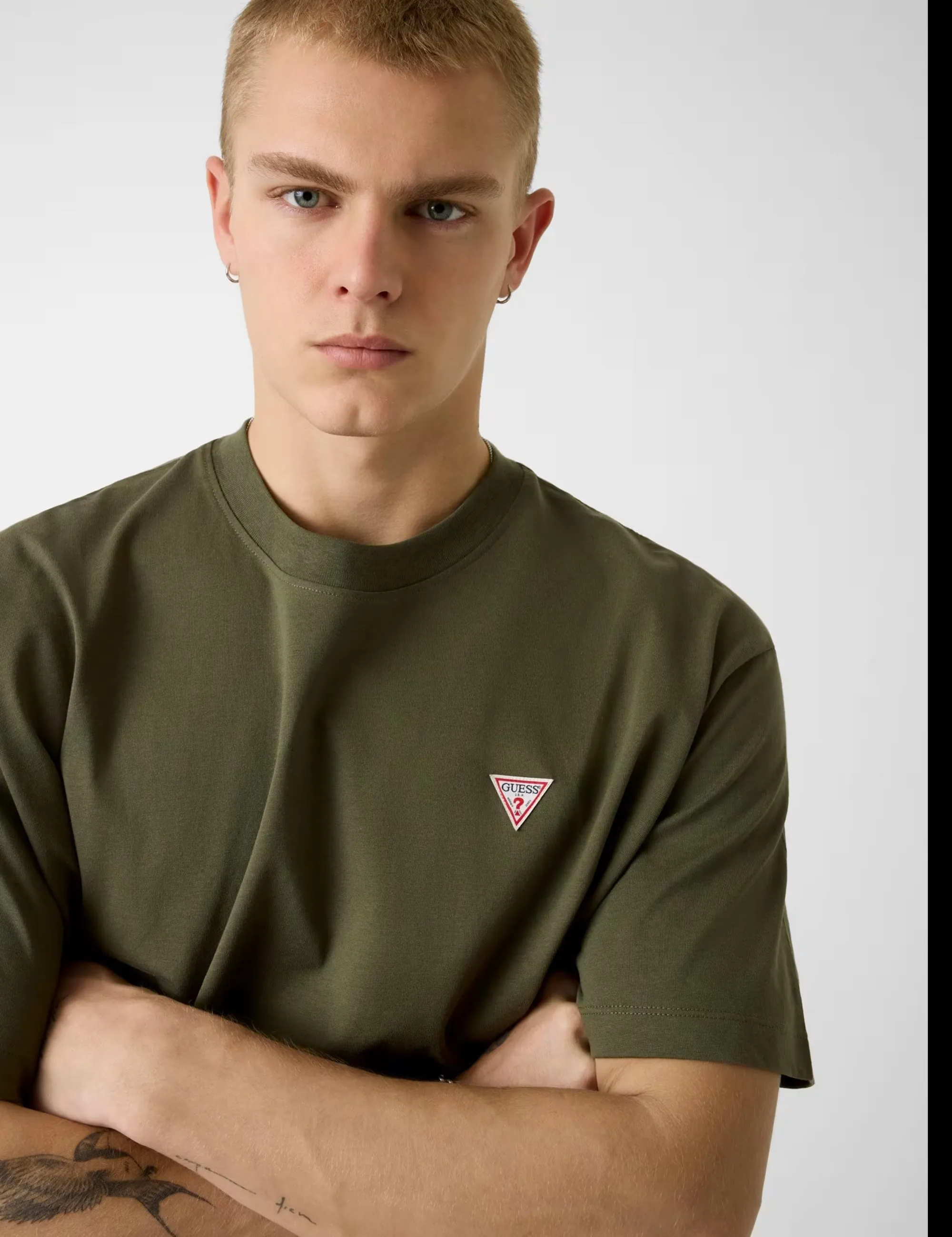 Guess Jeans B'T-Shirt Oversize' Olive M4Yi46K8Fq4 171464