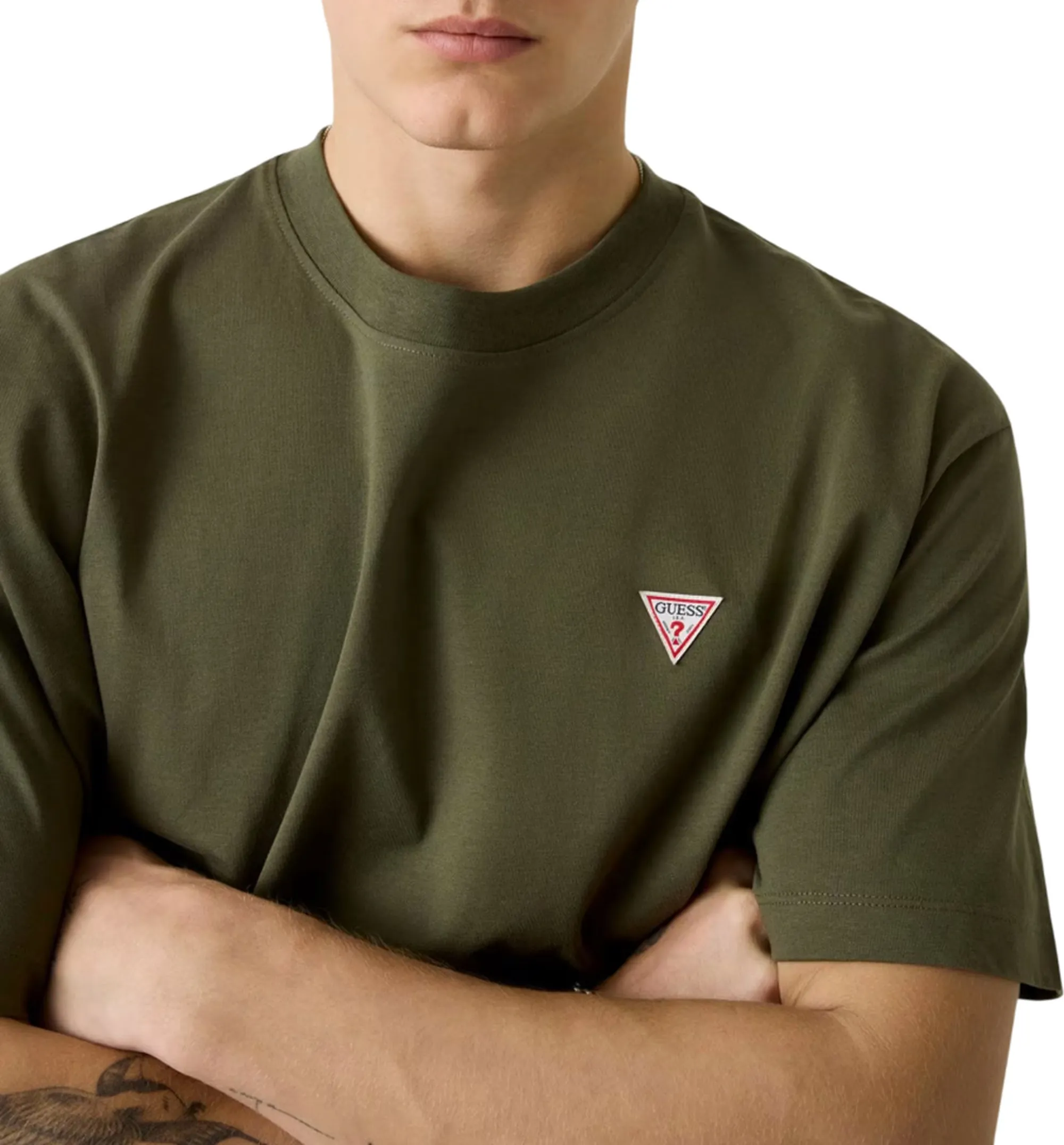 Guess Jeans B'T-Shirt Oversize' Olive M4Yi46K8Fq4 179325