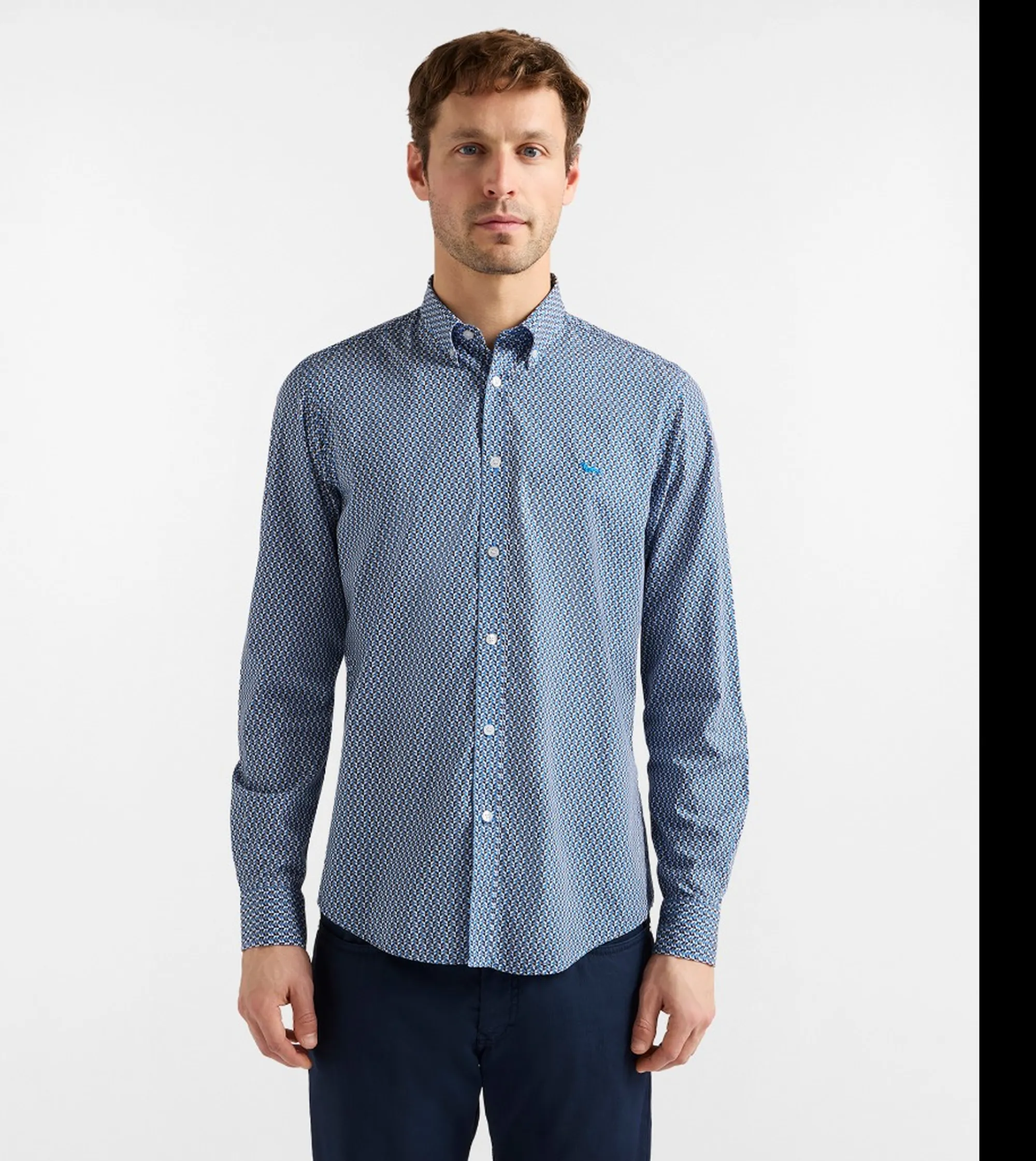 Harmont & Blaine Camicia Blu Cnq026013797M 176556