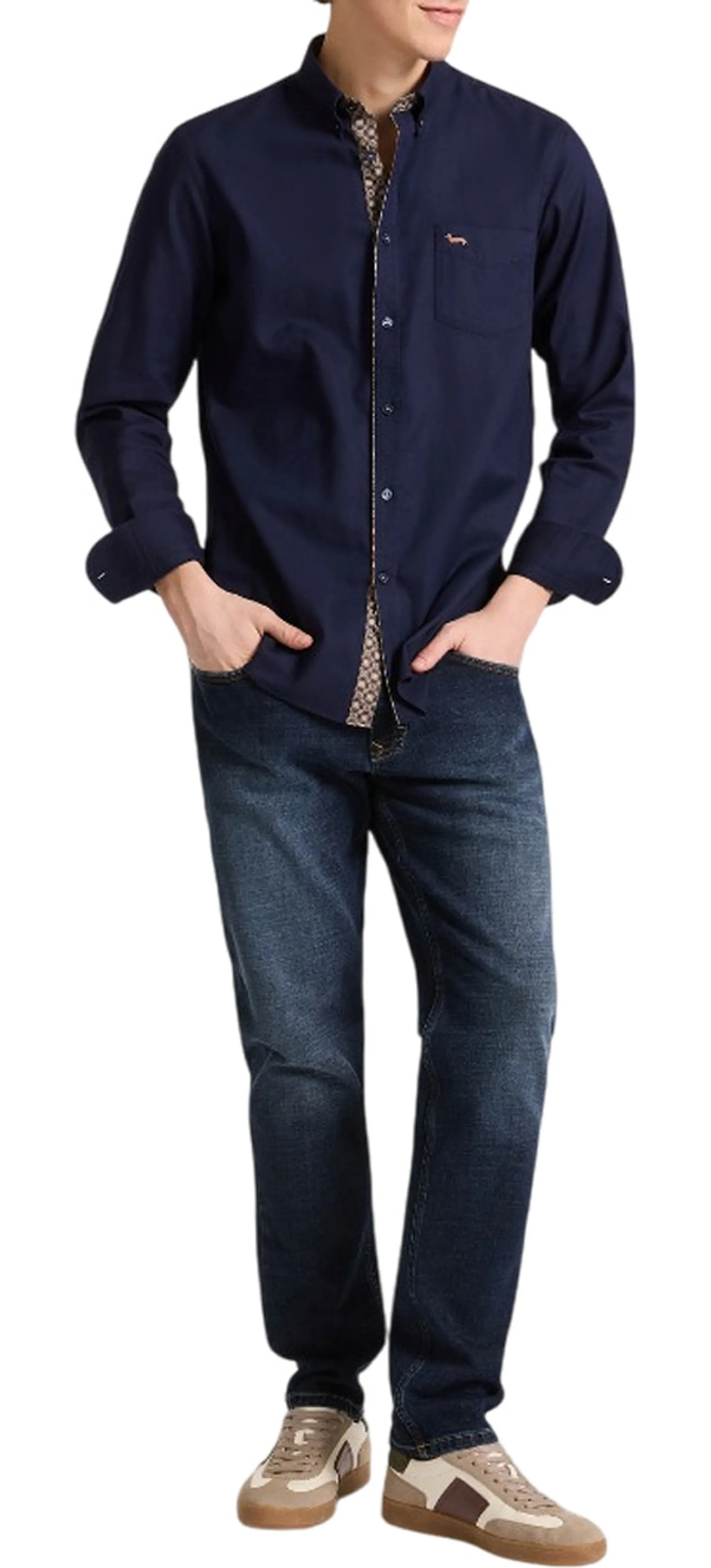 Harmont & Blaine B'Shirt ' Dark Blue Crp913011760M 163352