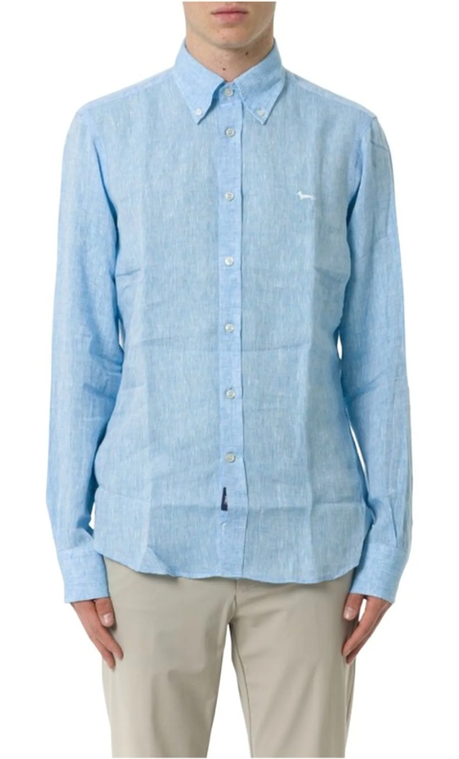 Harmont & Blaine Camicia Celeste Crn014010883B 152553