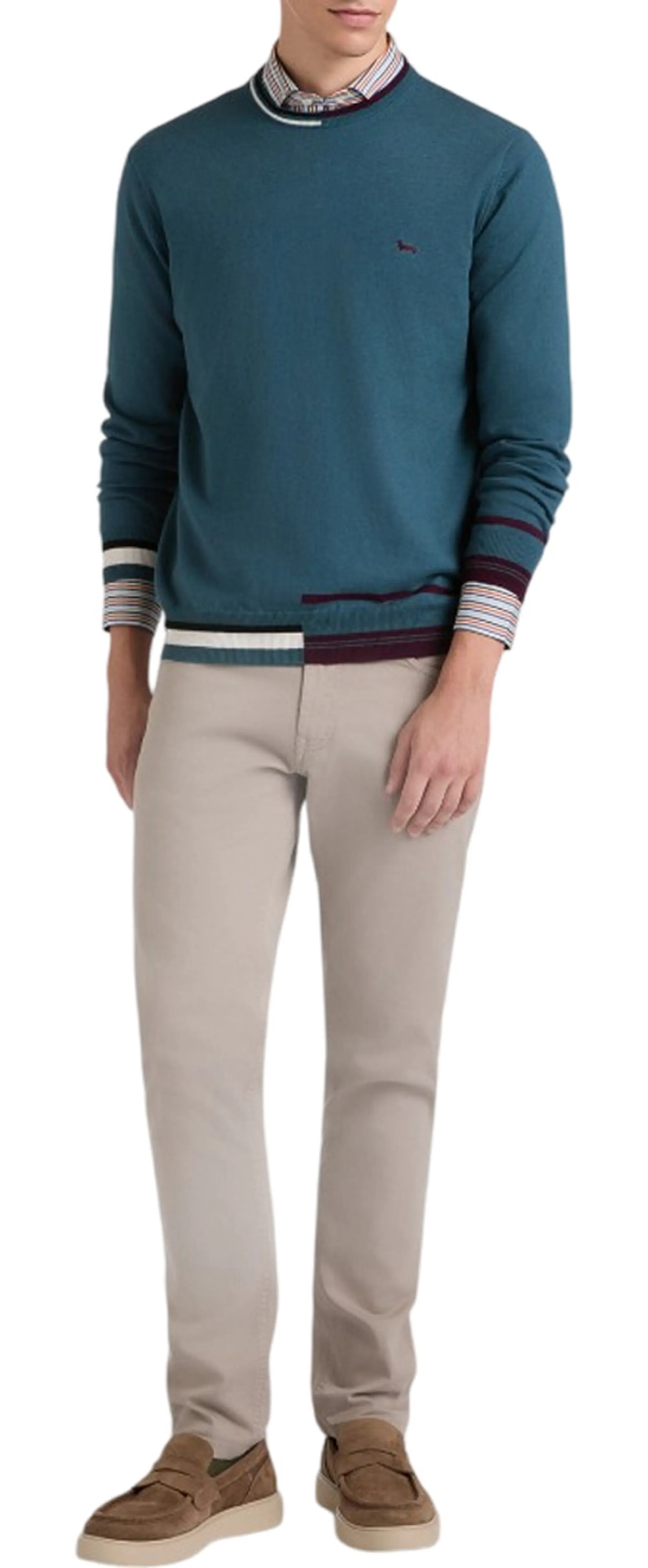 Harmont & Blaine Maglia Verde Petrolio Hrp829030788 163298