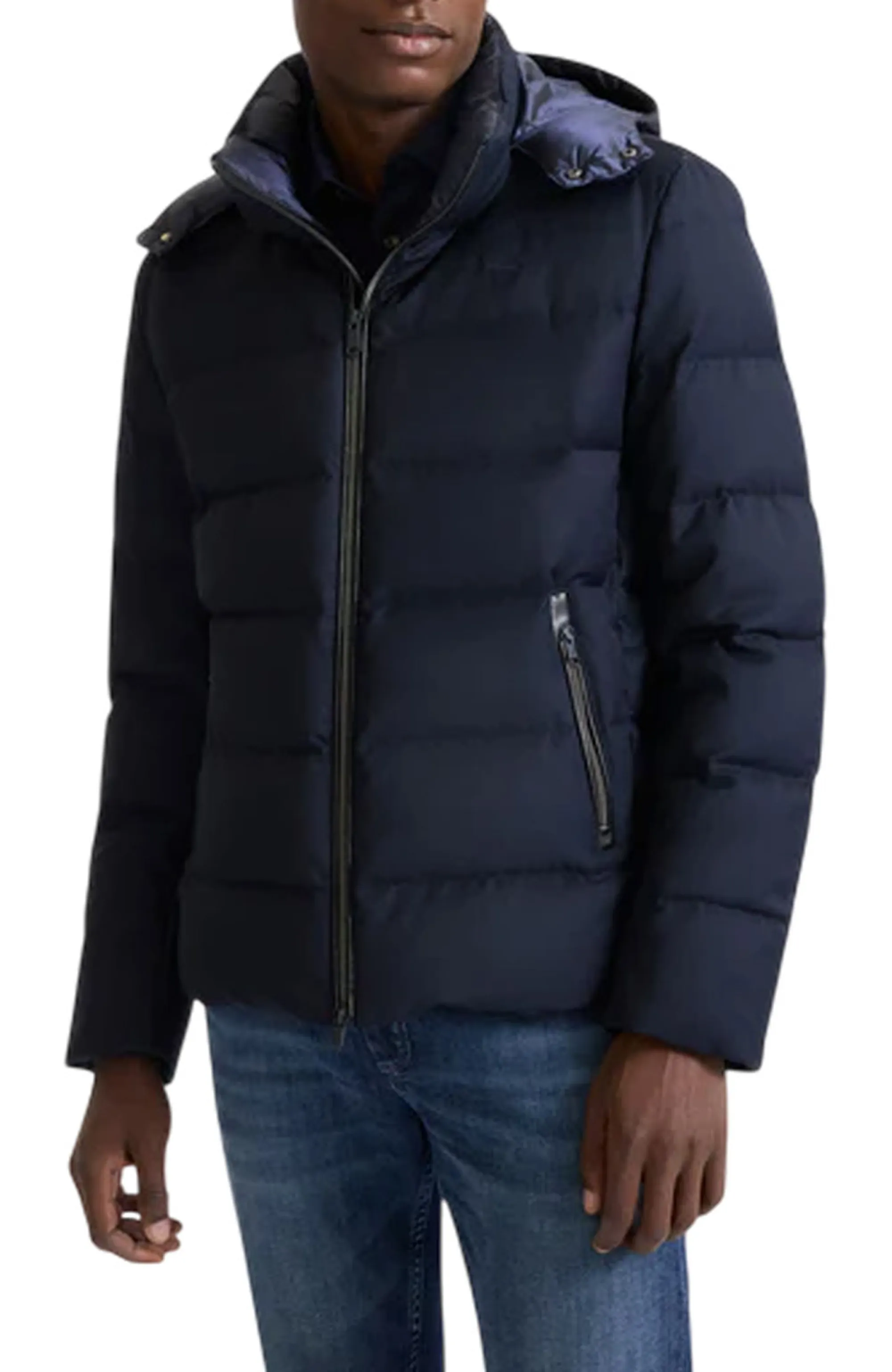 Harmont & Blaine B'Technical Wool Down Jacket' Blu K0P2910406541 166462