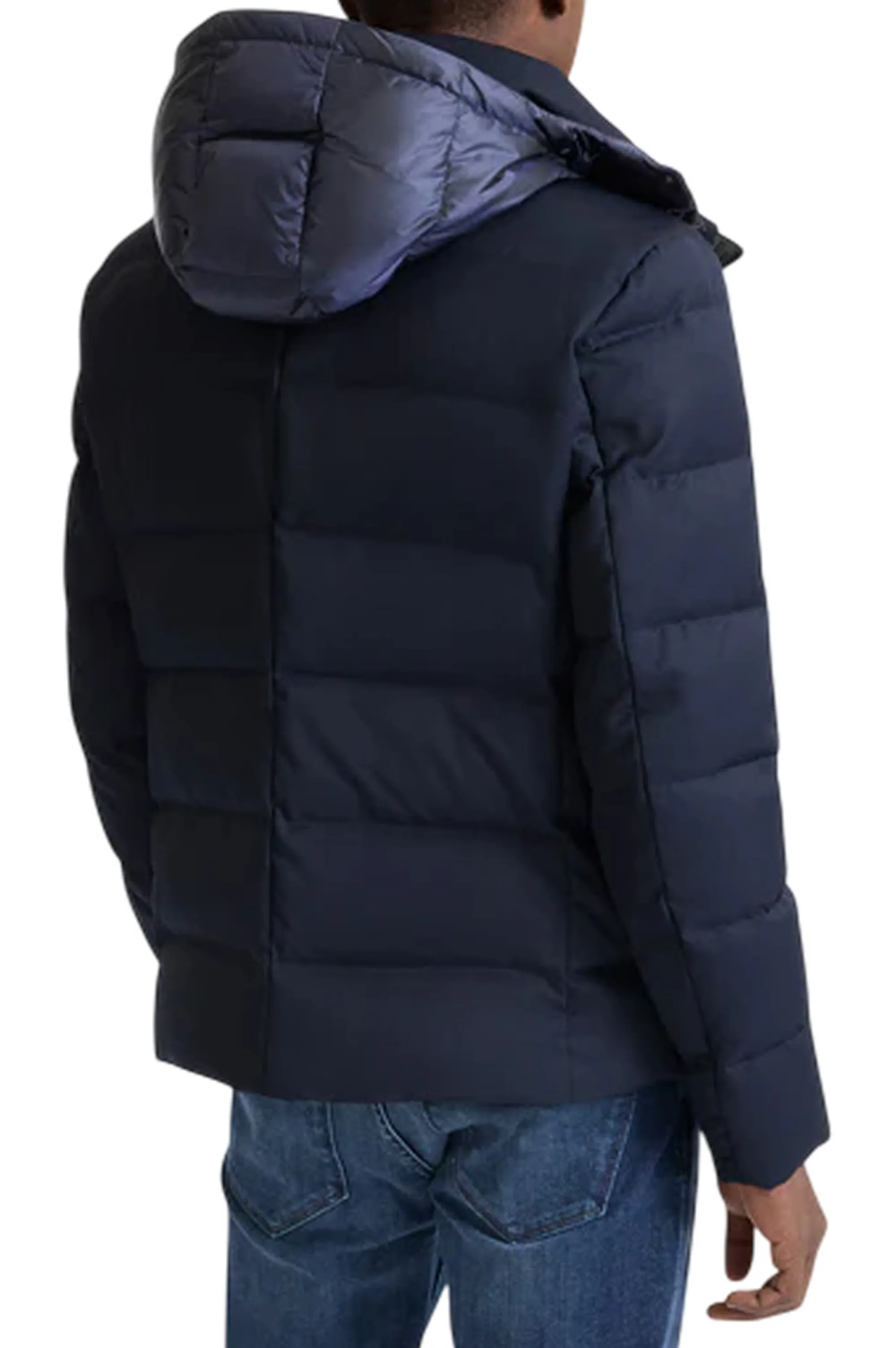 Harmont & Blaine B'Technical Wool Down Jacket' Blu K0P2910406541 166465