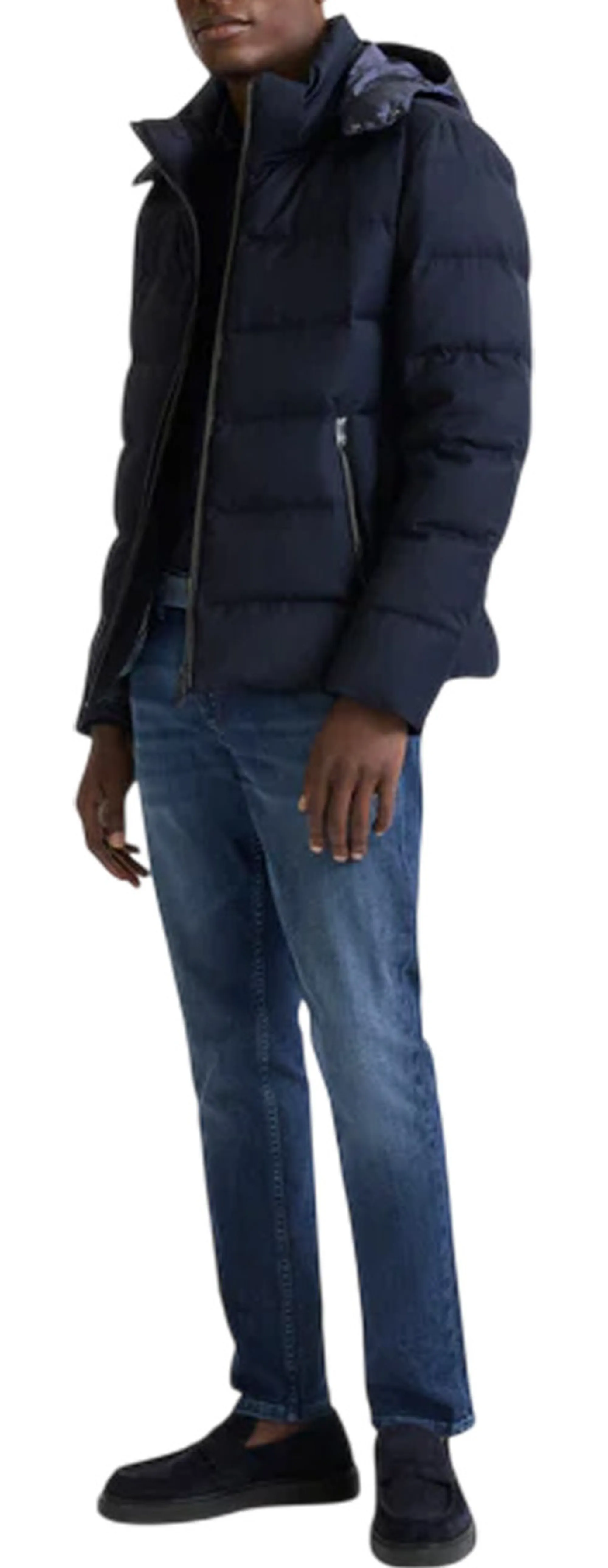 Harmont & Blaine B'Technical Wool Down Jacket' Blu K0P2910406541 166466