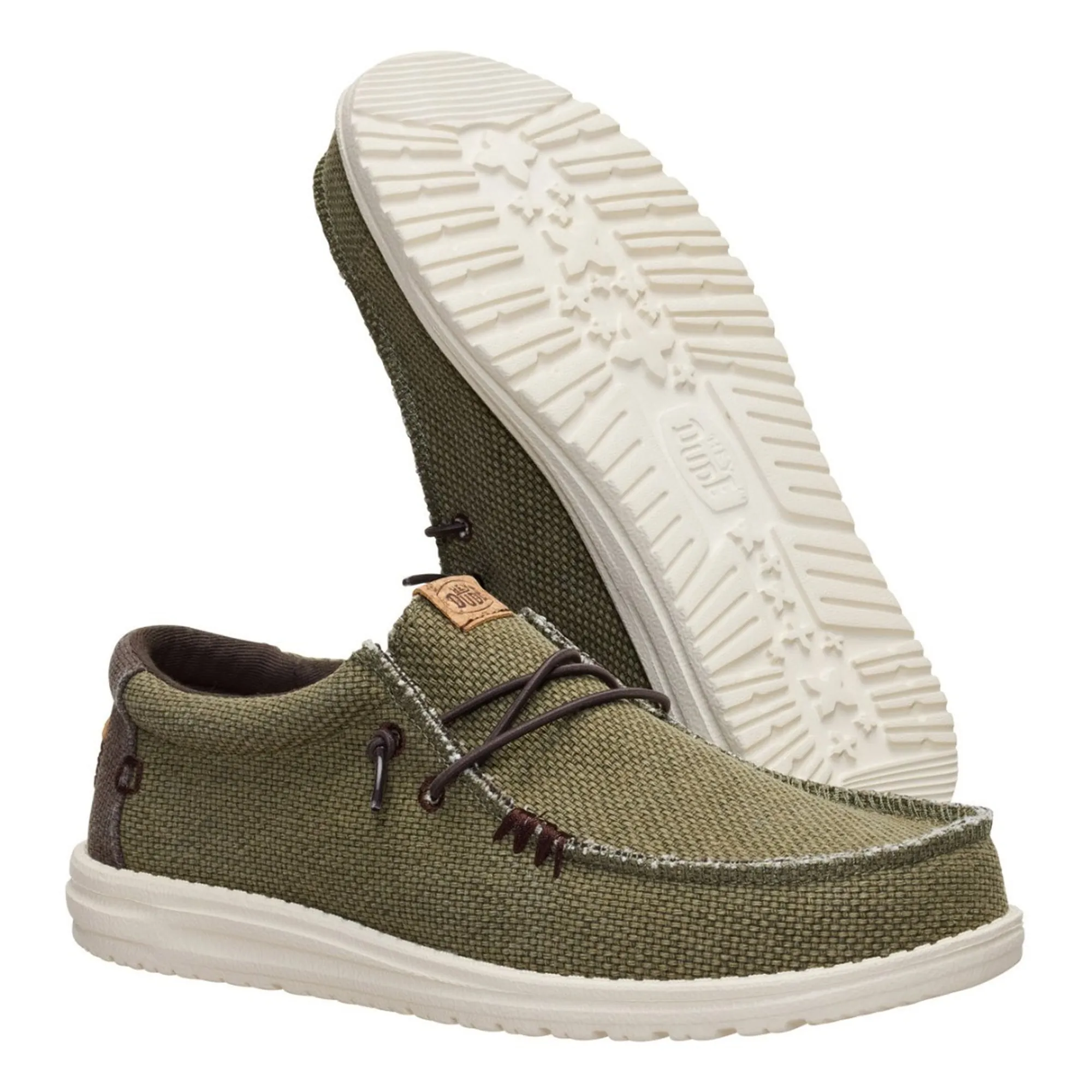 Hey Dude Scarpa Wally Braided Olive Hd40003 183246