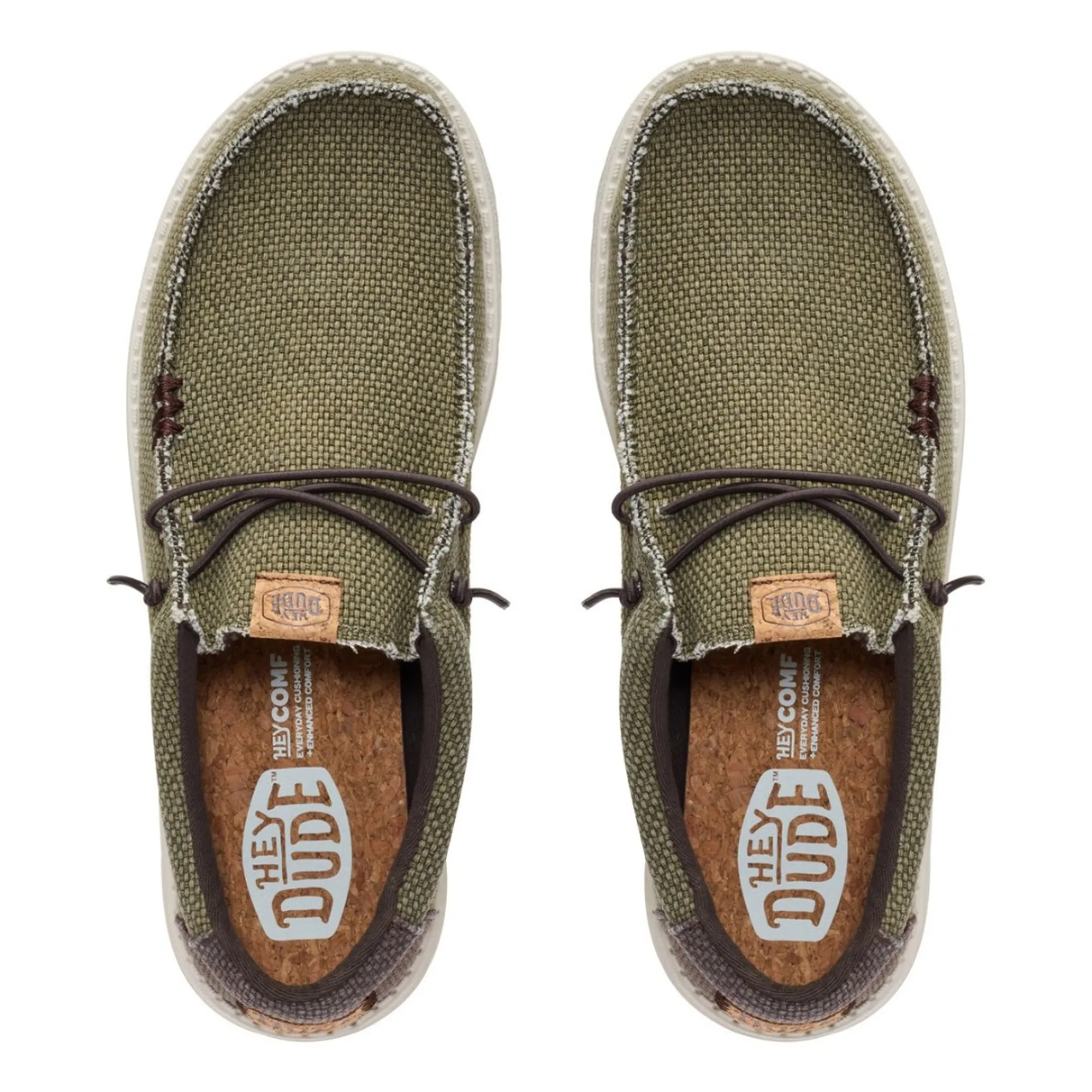 Hey Dude Scarpa Wally Braided Olive Hd40003 183249