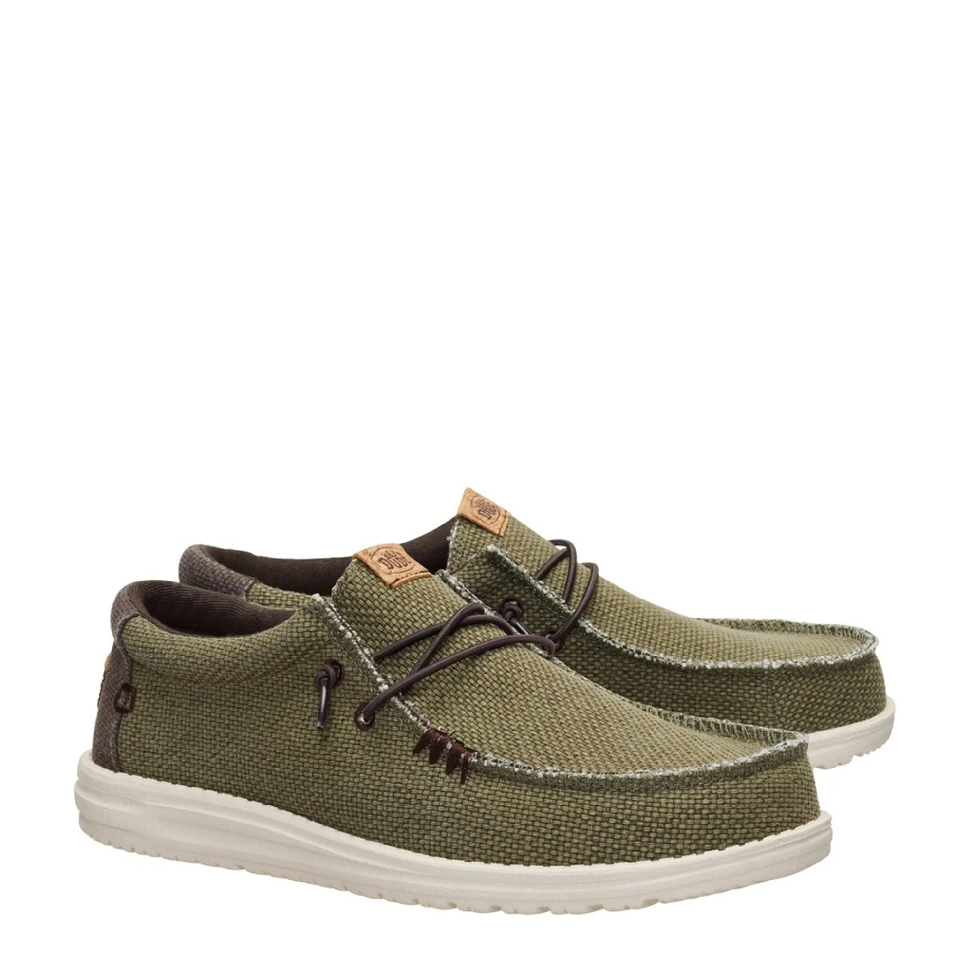 Hey Dude Scarpa Wally Braided Olive Hd40003 183425