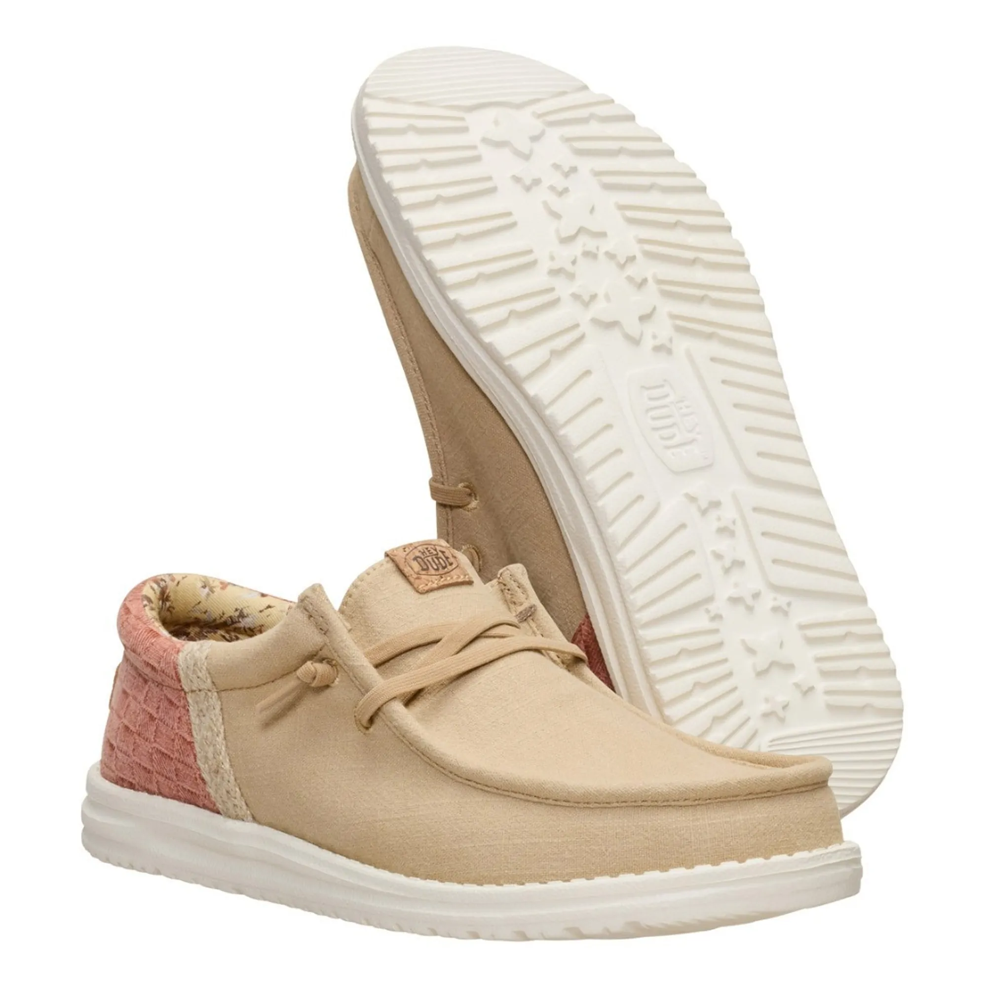 Hey Dude Scarpa Wally Funk Summer Stitch Cammello Hd45184 183307