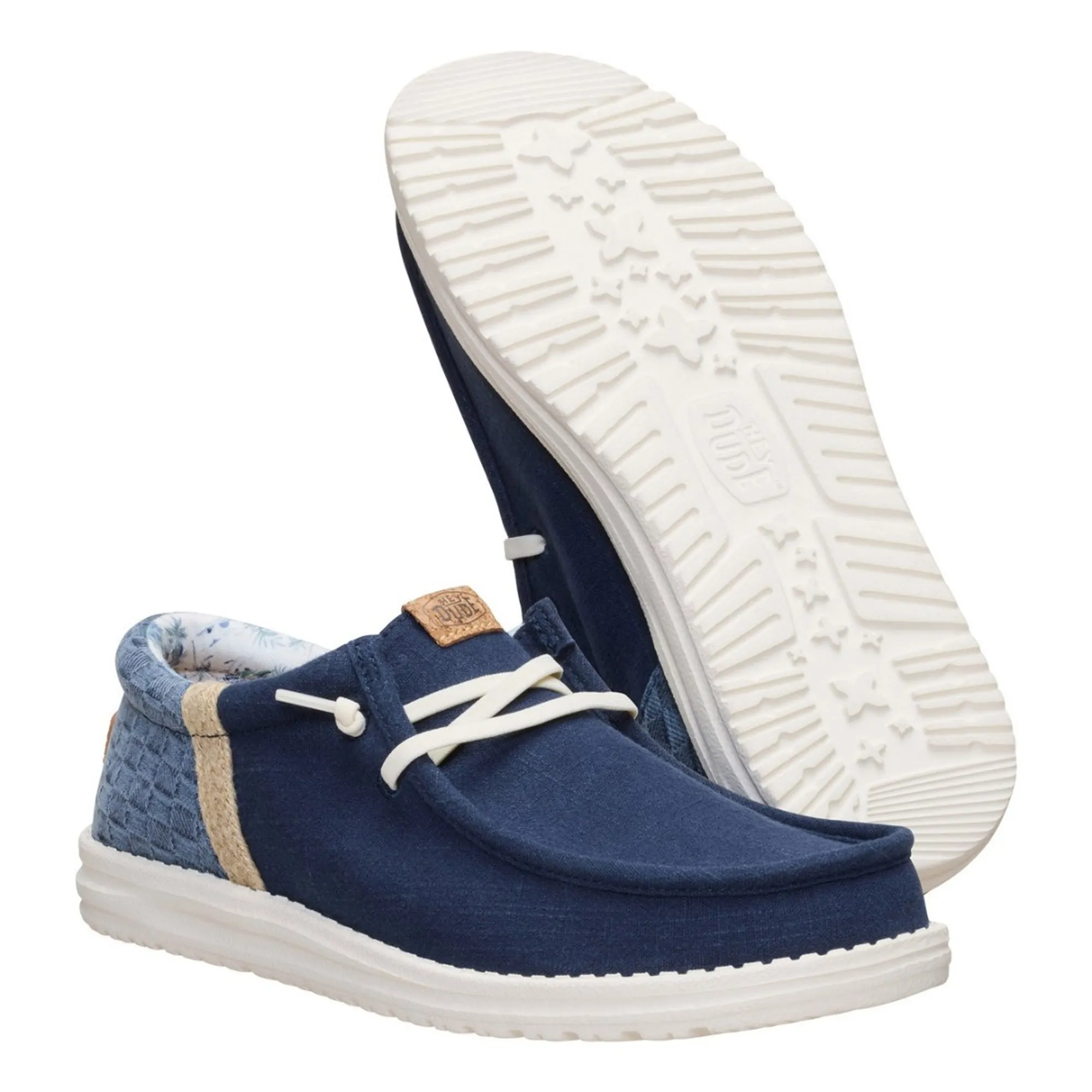 Hey Dude Scarpa Wally Funk Summer Stitch Navy Hd45184 183313