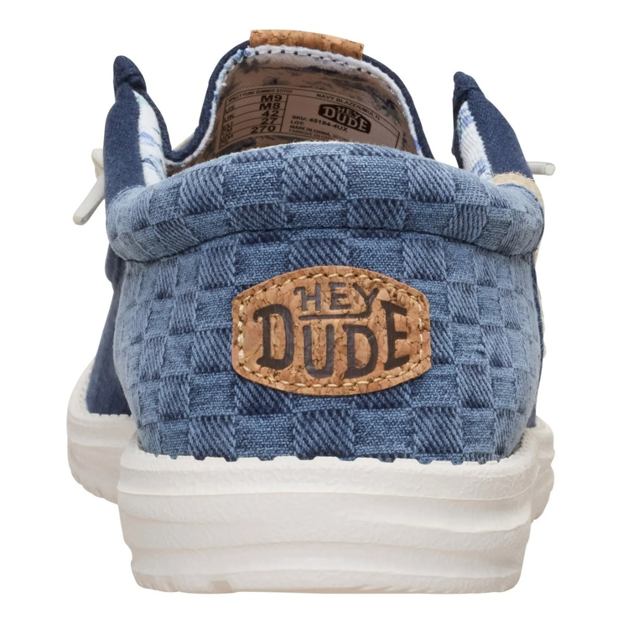 Hey Dude Scarpa Wally Funk Summer Stitch Navy Hd45184 183315