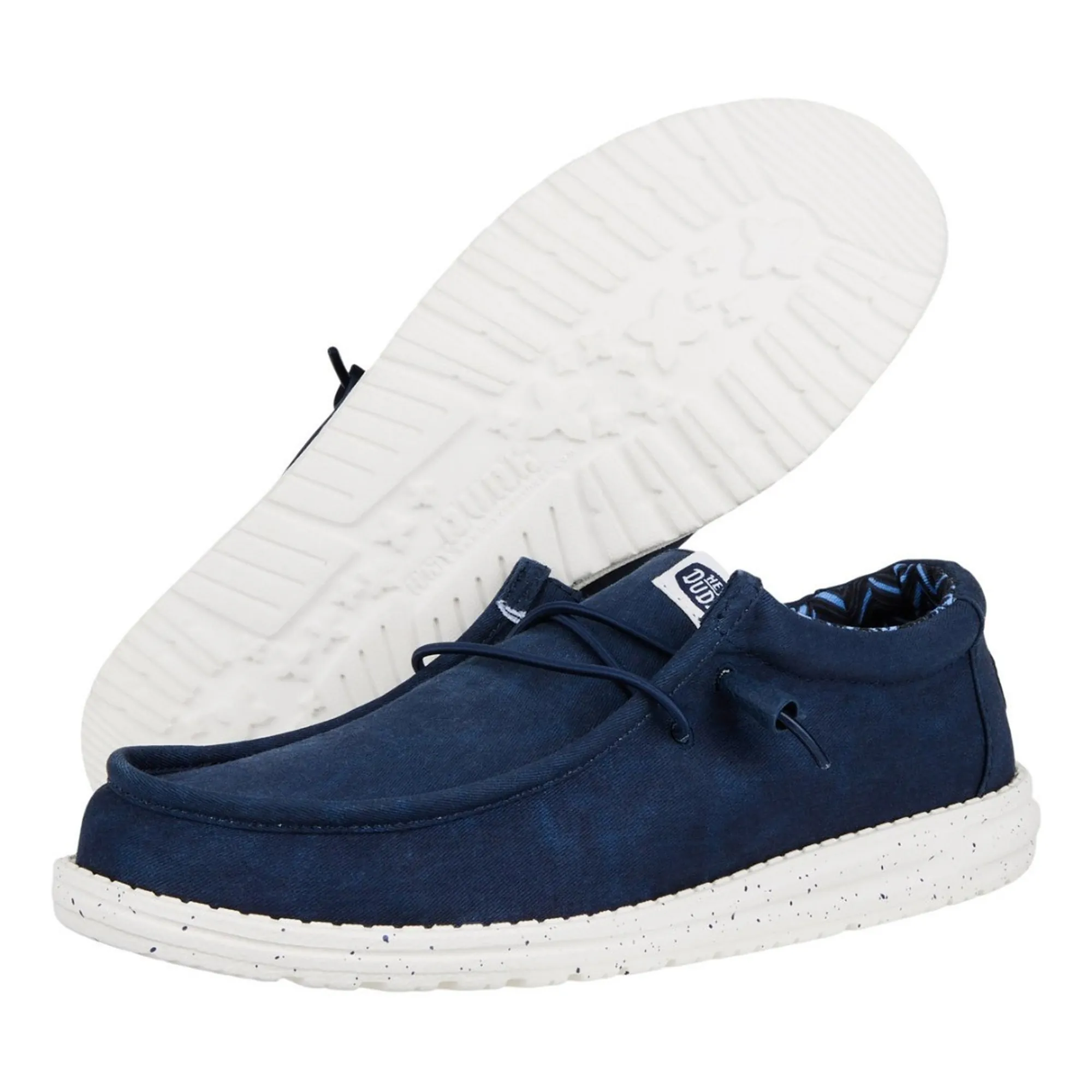 Hey Dude Scarpa Wally Stretch Canvas Navy Hd40700 183254
