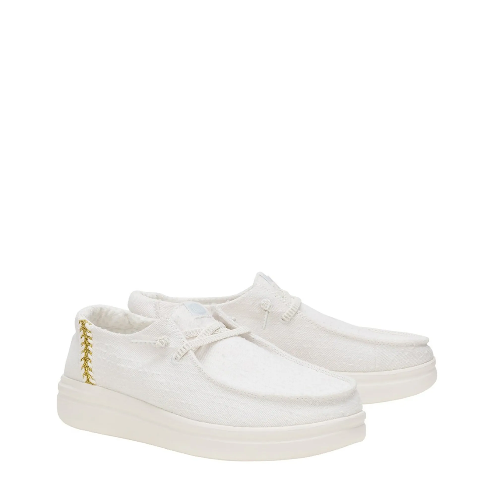 Hey Dude Scarpa Wendy Rise Perf Canvas Bianco Hd43682 154303