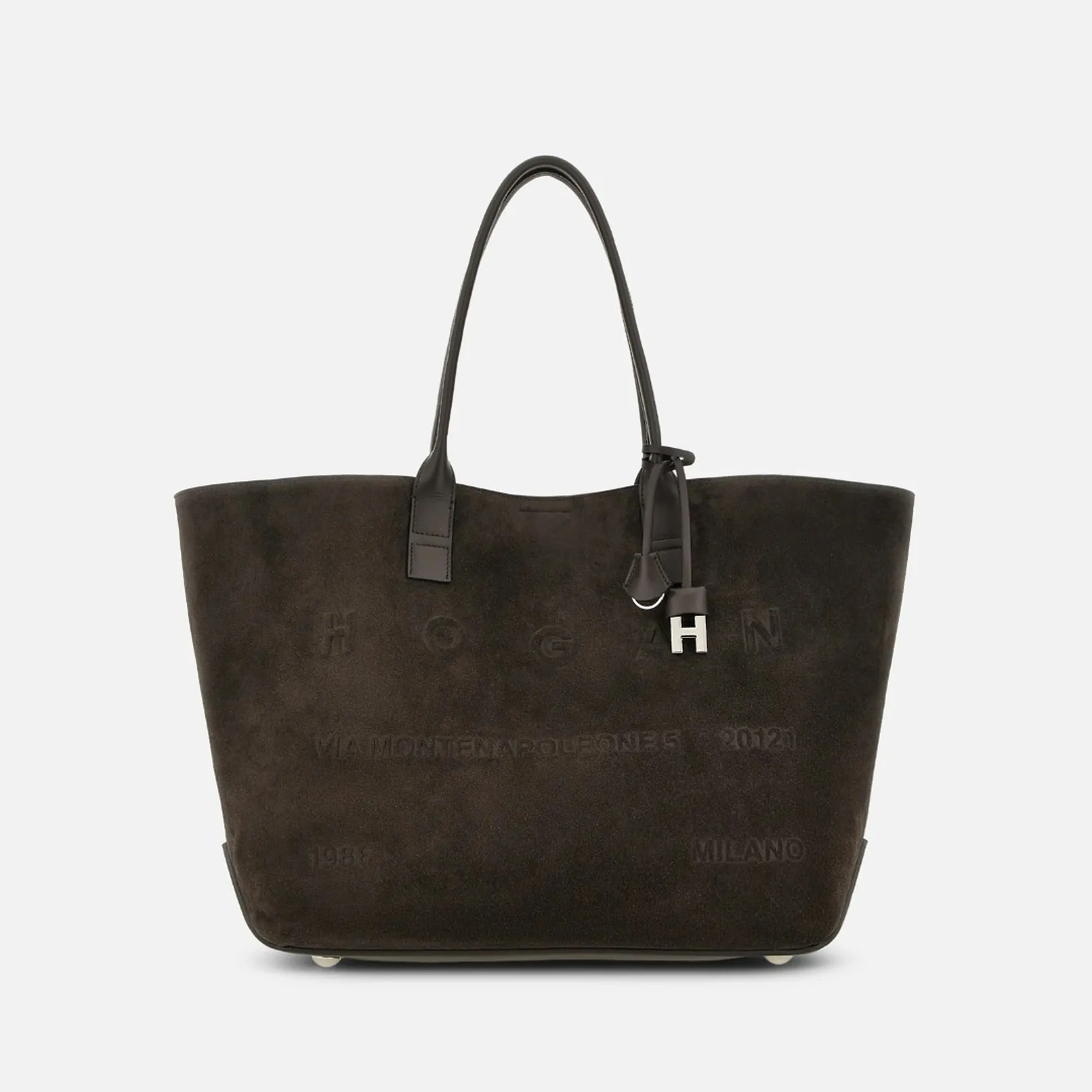 Hogan Borsa Shopping Hogan Address Media Marrone Kbw01Ta3300Ugms808 190201
