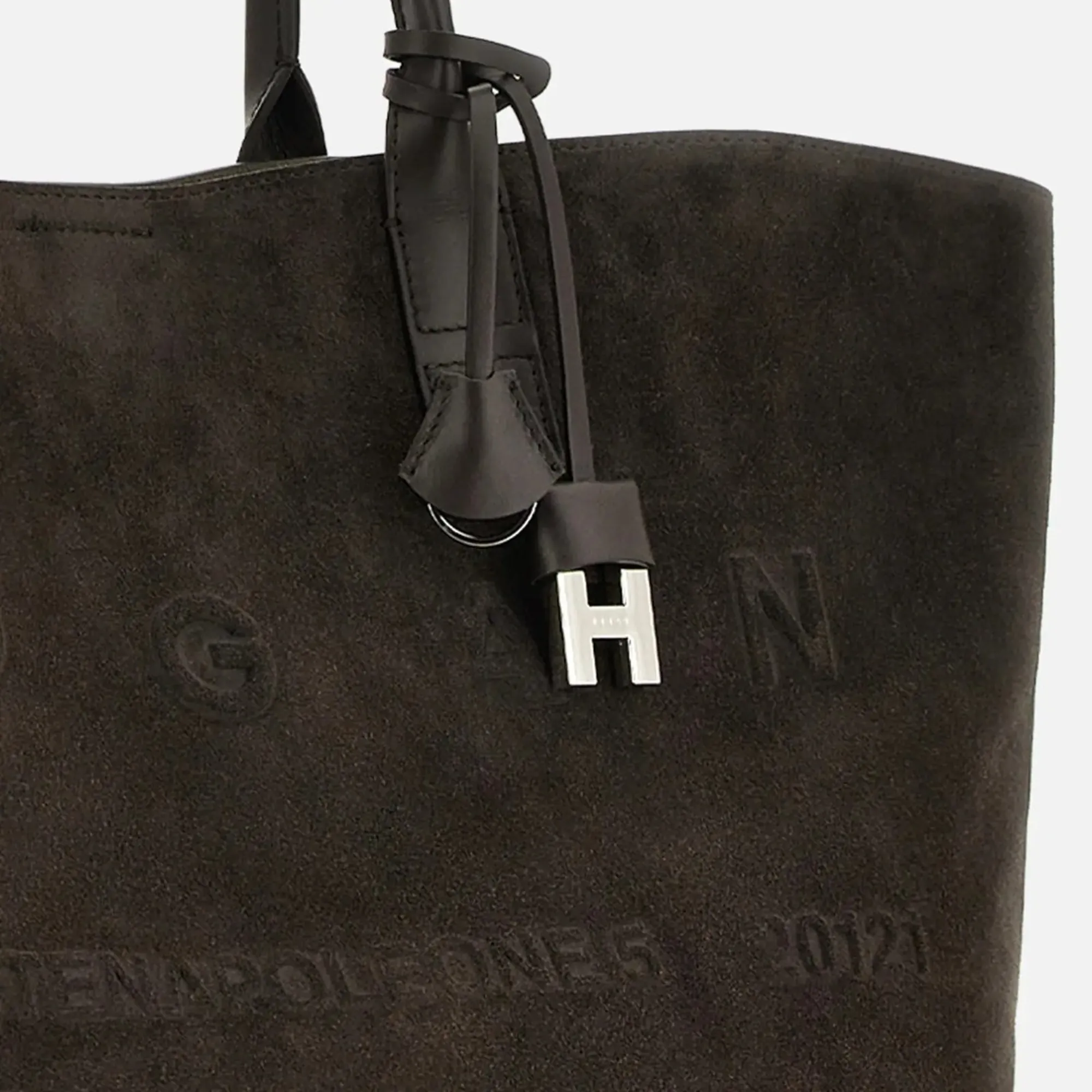 Hogan B'Medium Shopping Hogan Address Bag' Brown Kbw01Ta3300Ugms808 190206