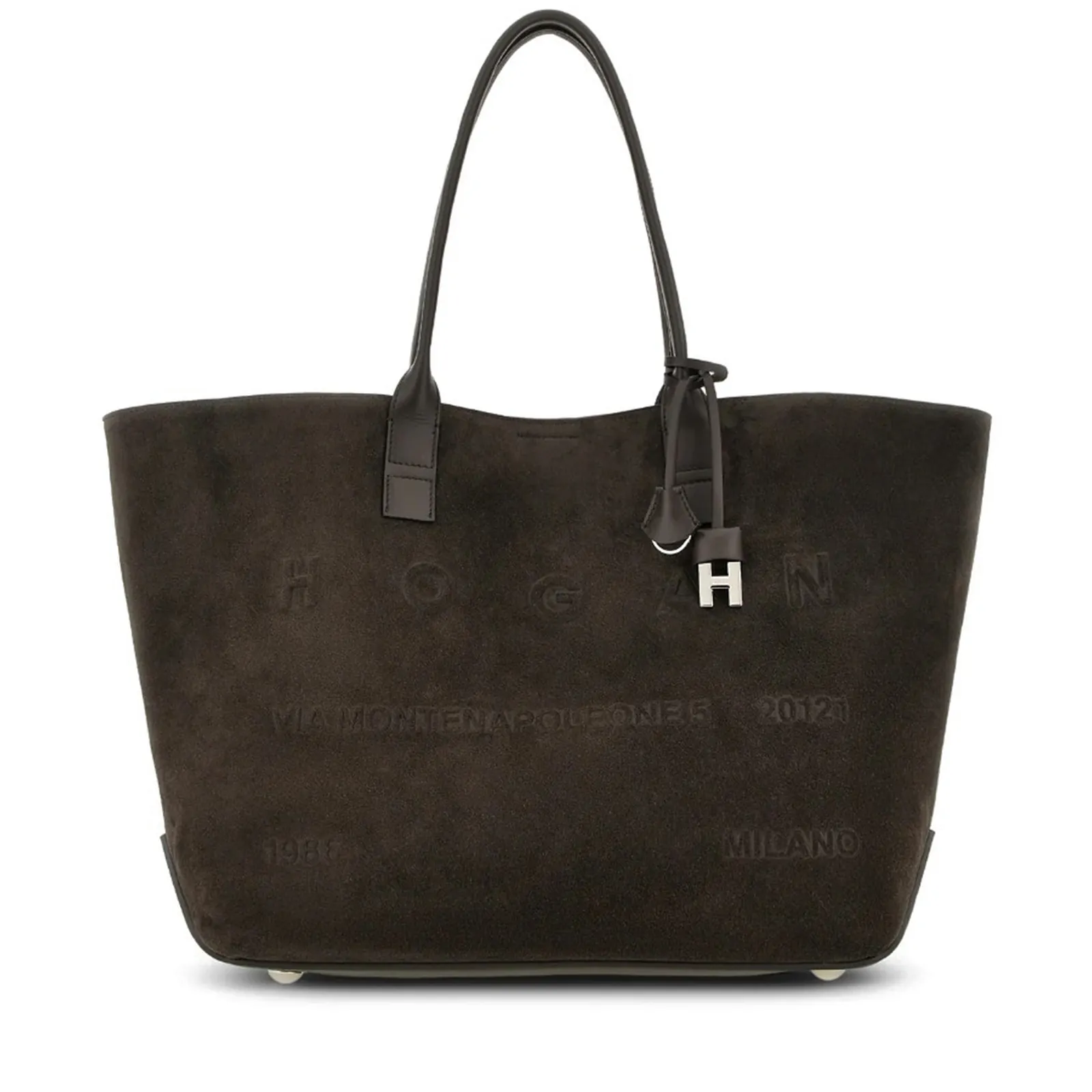 Hogan Borsa Shopping Hogan Address Media Marrone Kbw01Ta3300Ugms808 193673