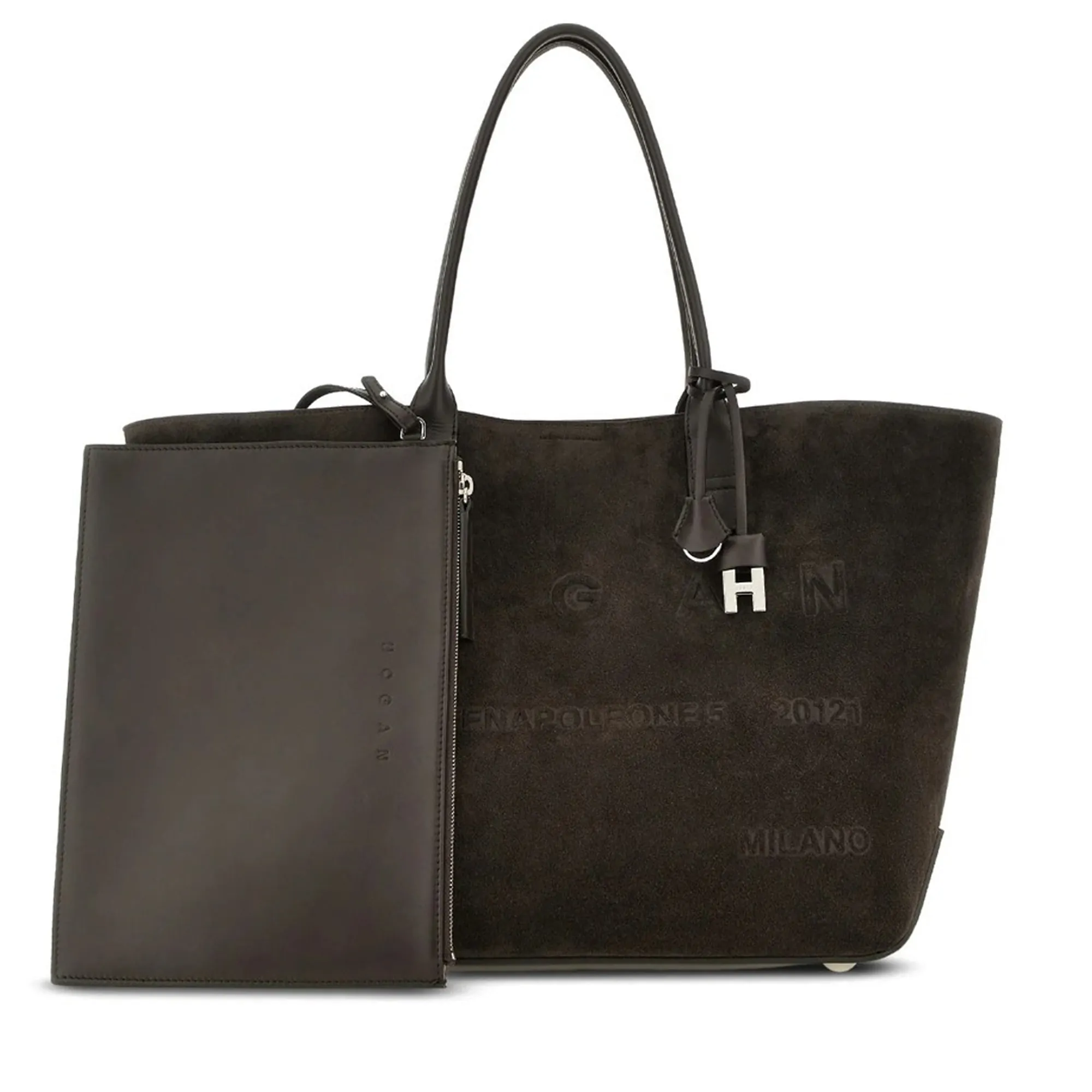Hogan Borsa Shopping Hogan Address Media Marrone Kbw01Ta3300Ugms808 193680