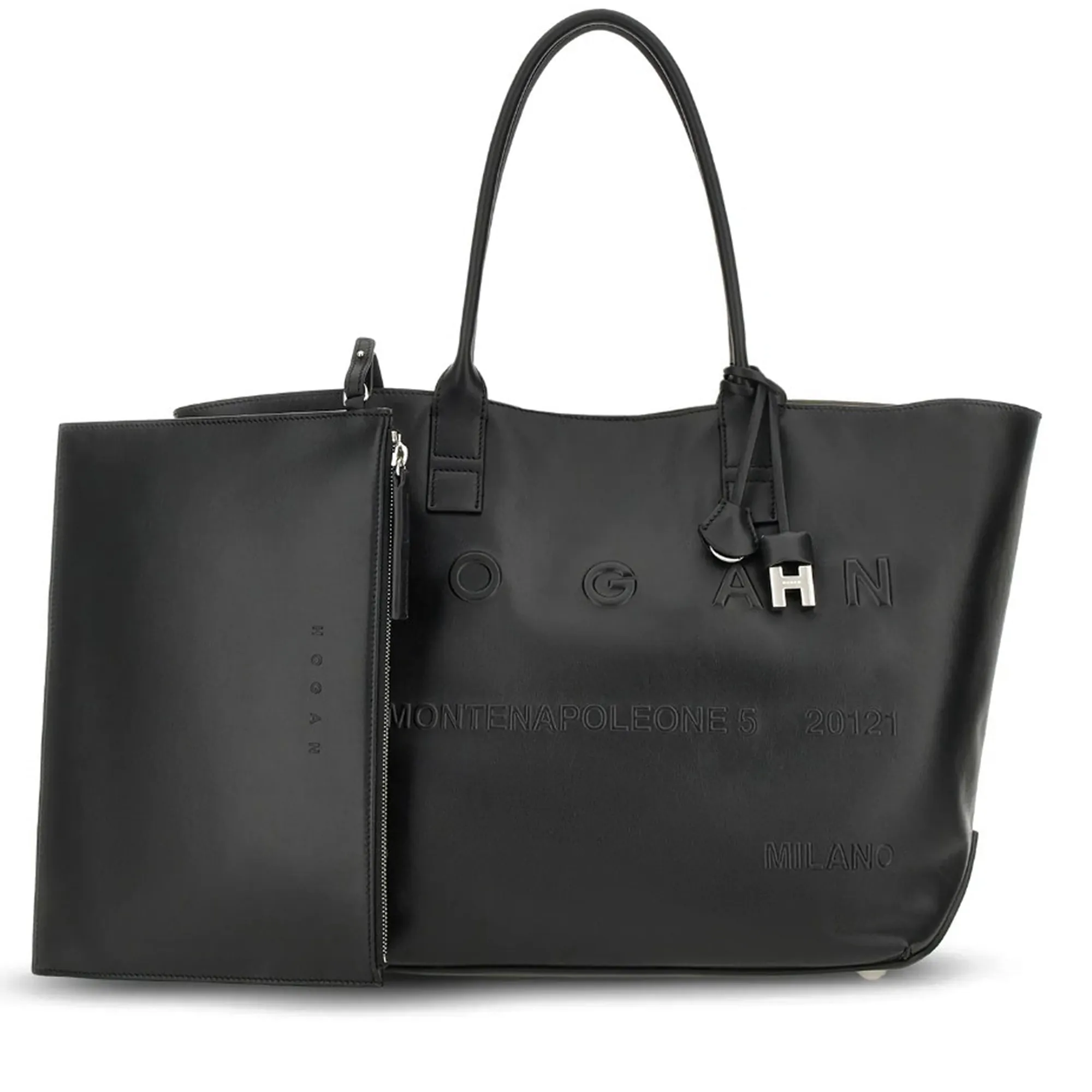 Hogan Borsa Shopping Hogan Address Media Nero Kbw01Ta3300Tzpb999 193667