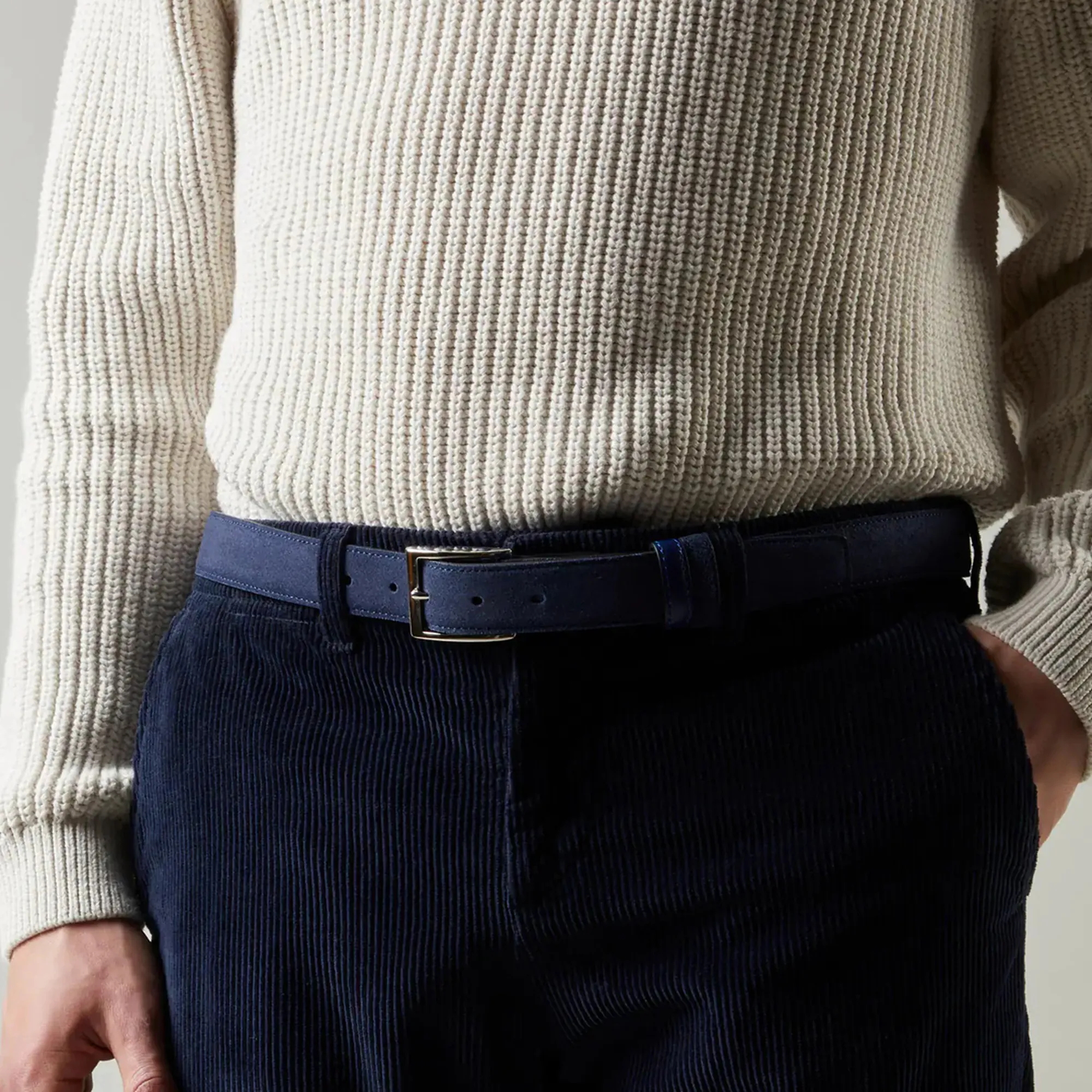 Hogan B'Double Adjustable Belt' Blue Kfmc00N1101Qa3U808 172921