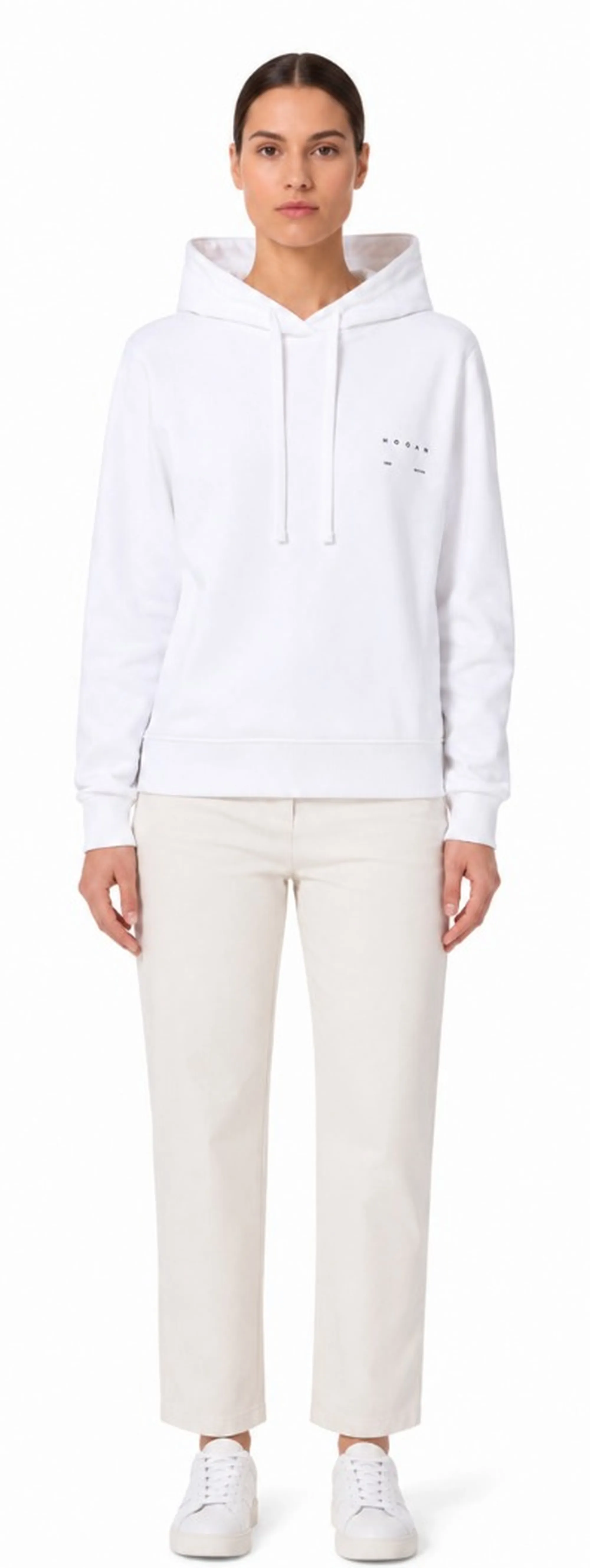 Hogan Felpa In Cotone Bianco Kqwb5520330Zfub001 184107