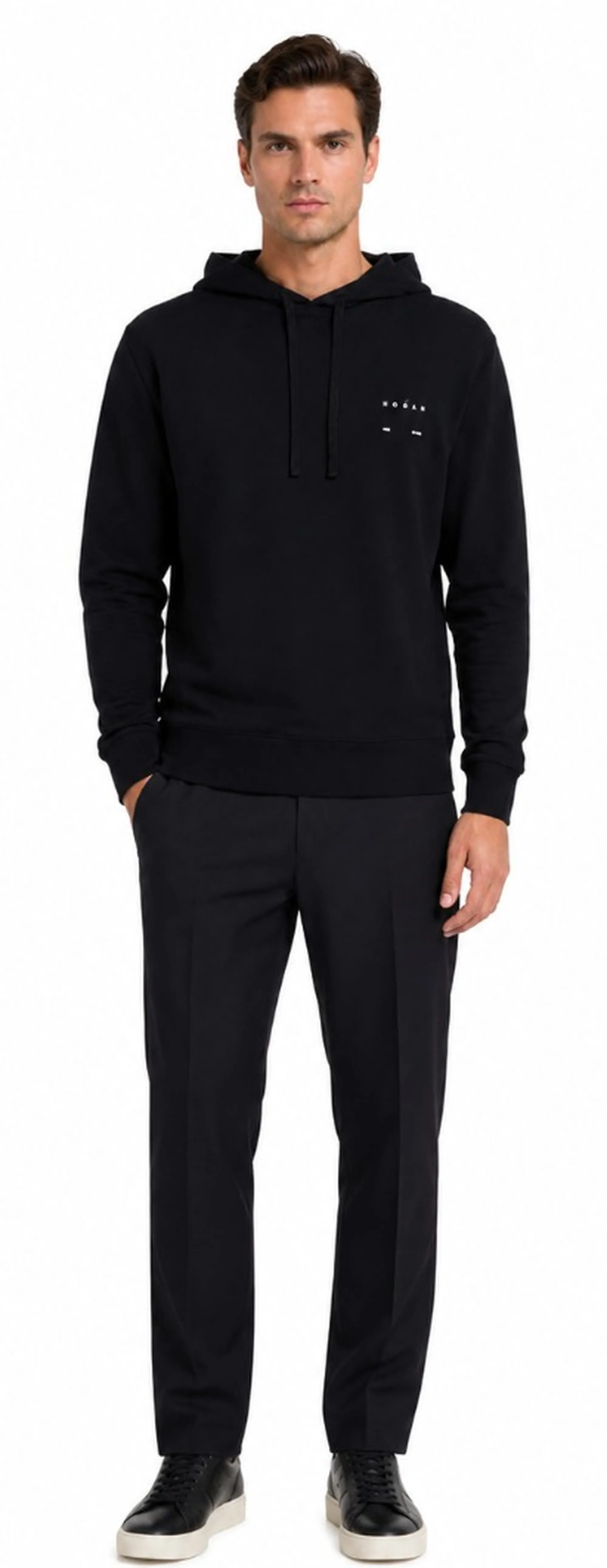 Hogan Felpa In Cotone Nero Kqmb5522290Zfub999 184030