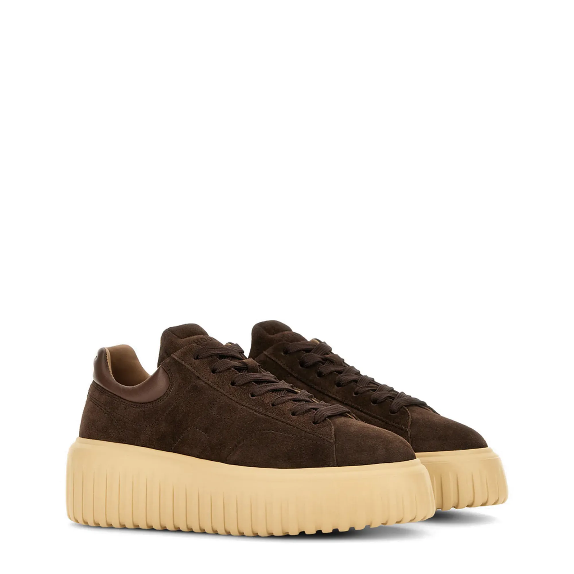 Hogan B'Hogan H-Stripes Sneakears ' Brown Hxw6450Fc6Tpjqs610 155996