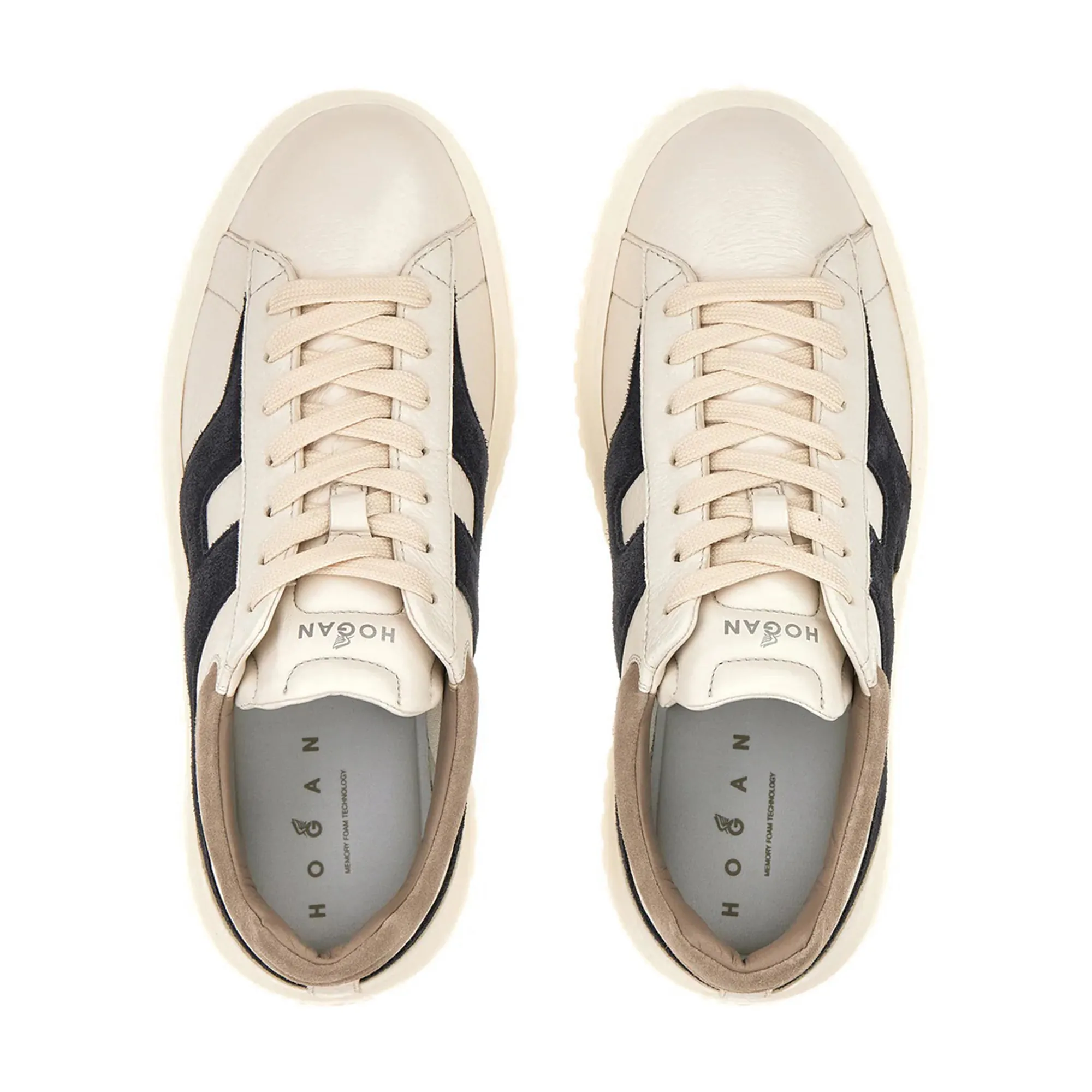 Hogan Sneakers Hoagn H Stripes Beige Hxm6450Fe91Uxi0Rvn 172983