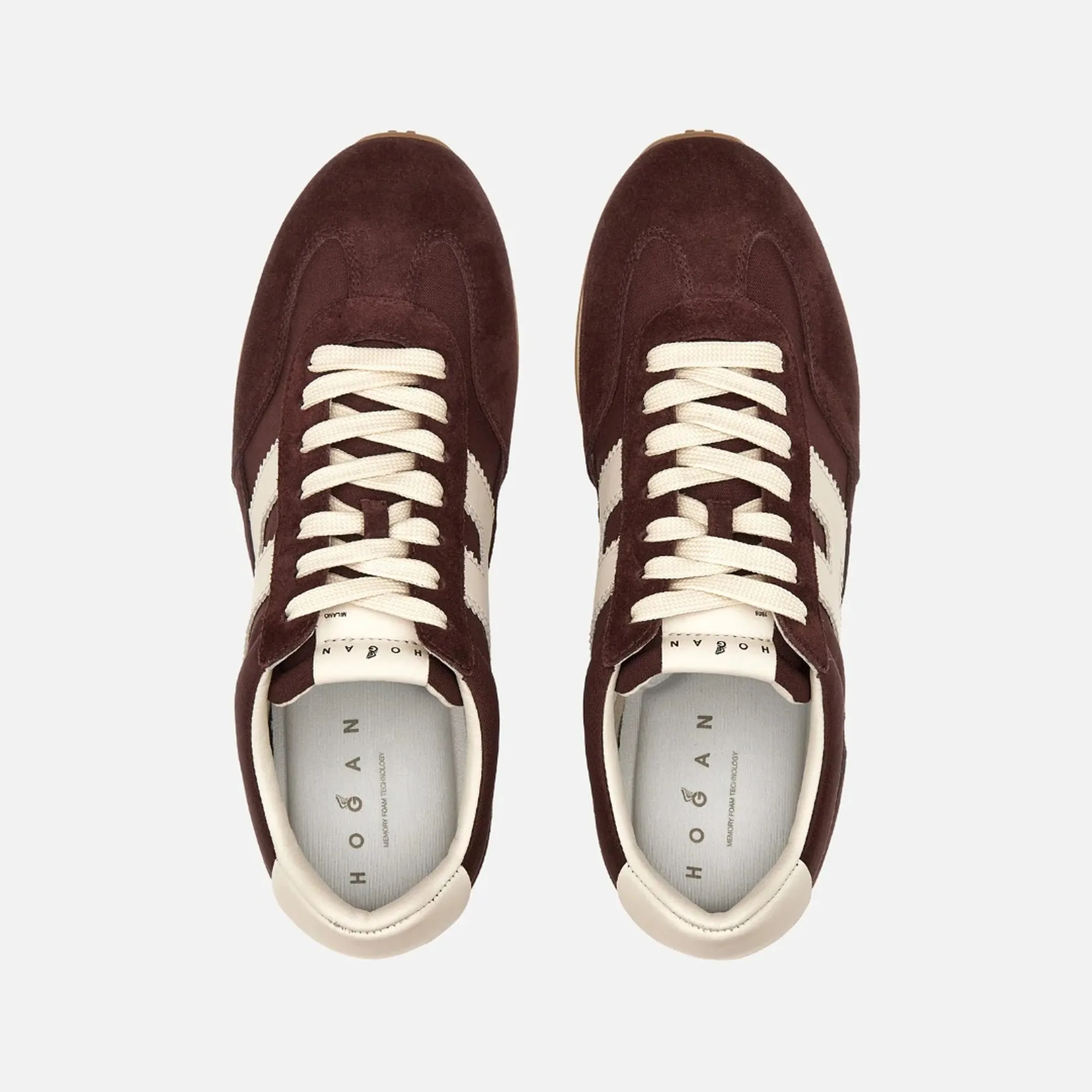Hogan Sneakers Hogan Athletic H727 Bordeaux Hxw7270Gh10V4R0Cph 190110