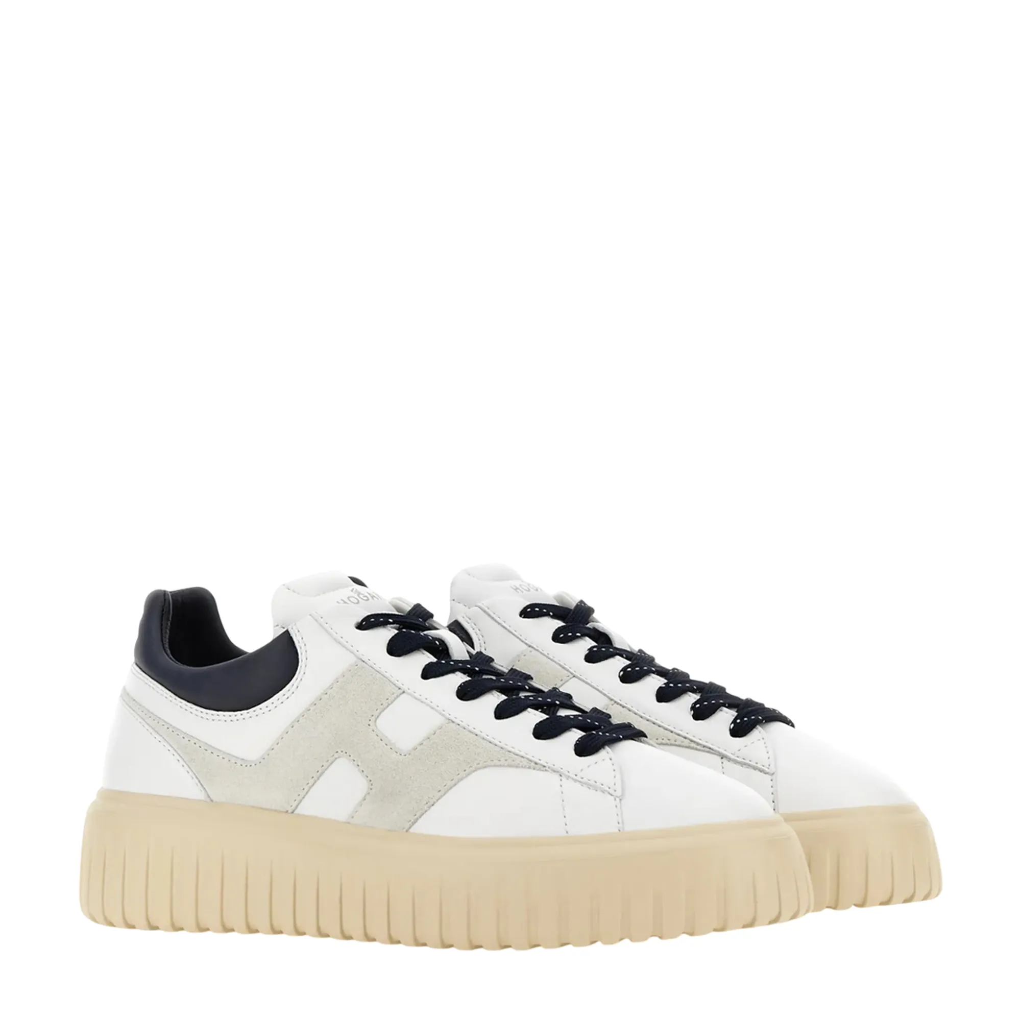 Hogan B'Hogan H-Stripes Sneakers ' Ivory Hxm6450Fe91Uit3014 155693