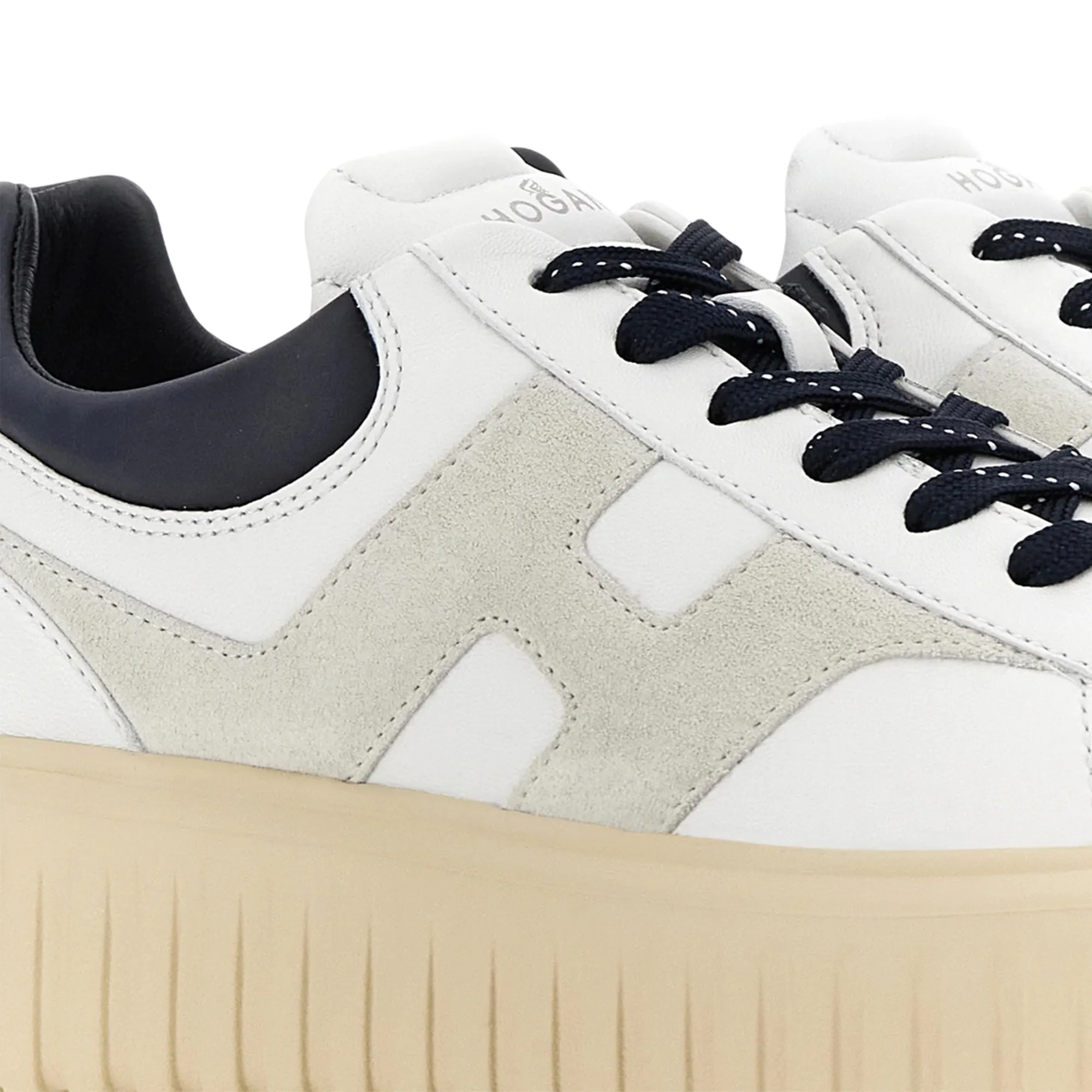 Hogan B'Hogan H-Stripes Sneakers ' Ivory Hxm6450Fe91Uit3014 155699