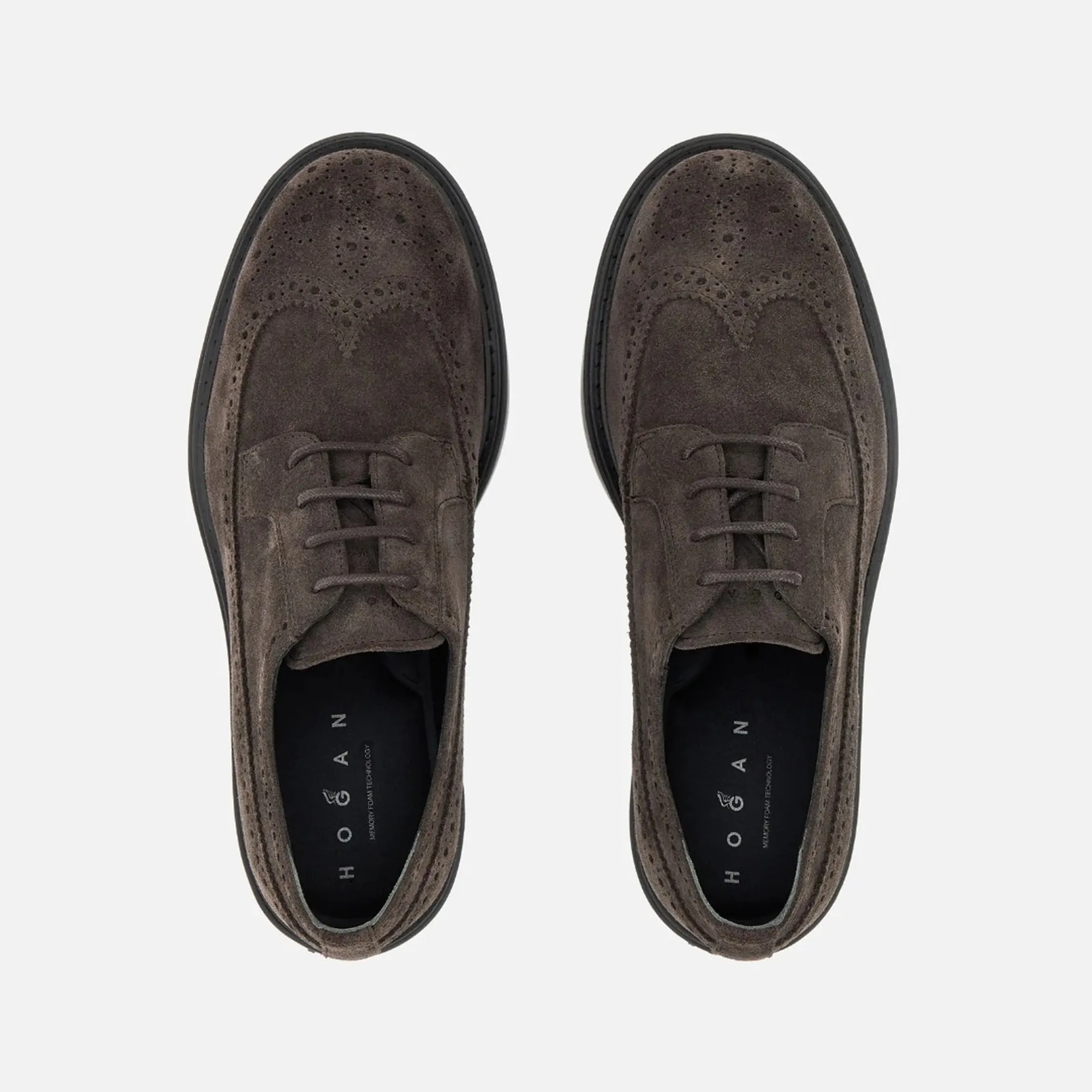 Hogan B'Hogan H740 Lace-Up Shoes' Brown Hxm7040Fz50Hg0S808 190173
