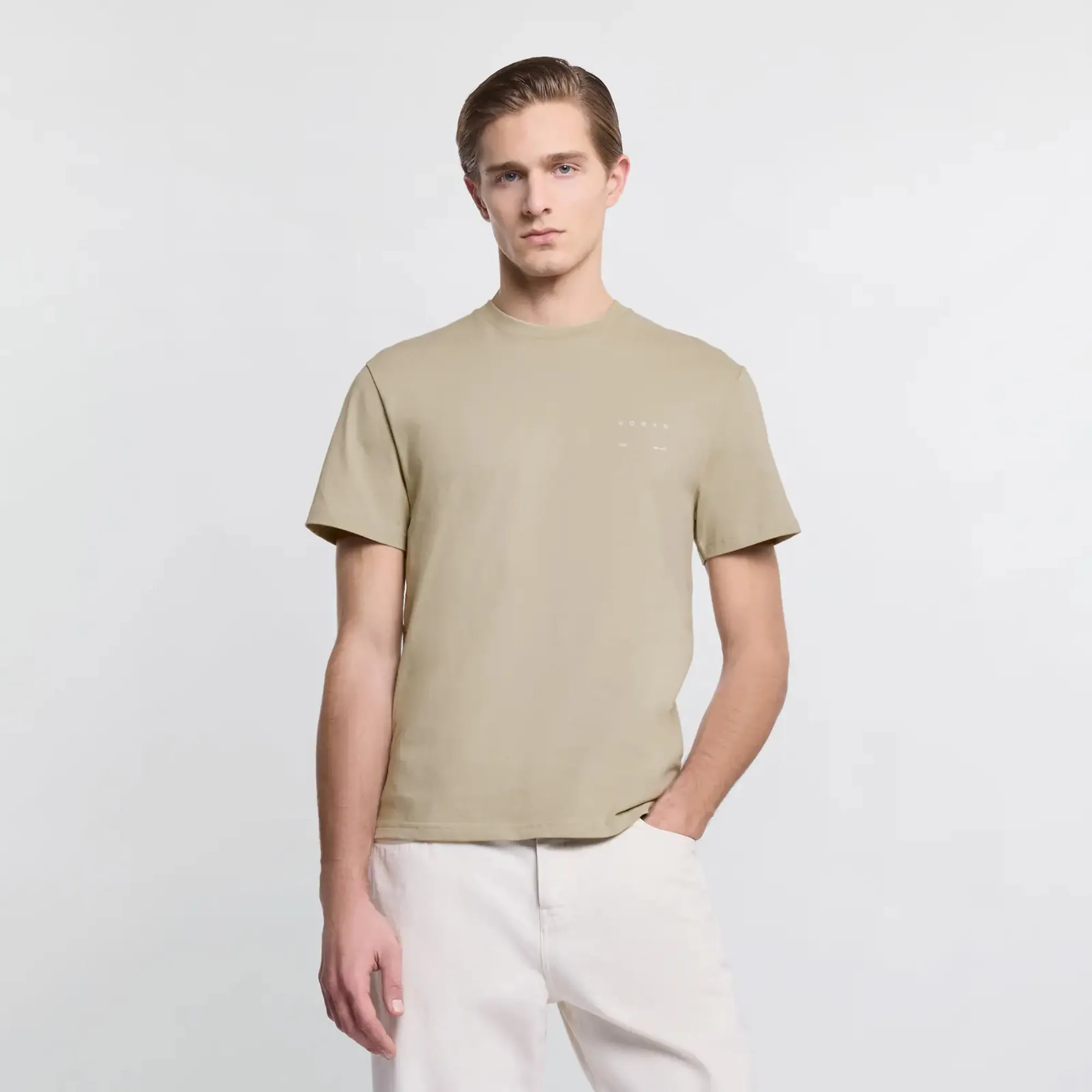 Hogan B'T-Shirt' Beige Kqmb3522360Zfvc004 171183