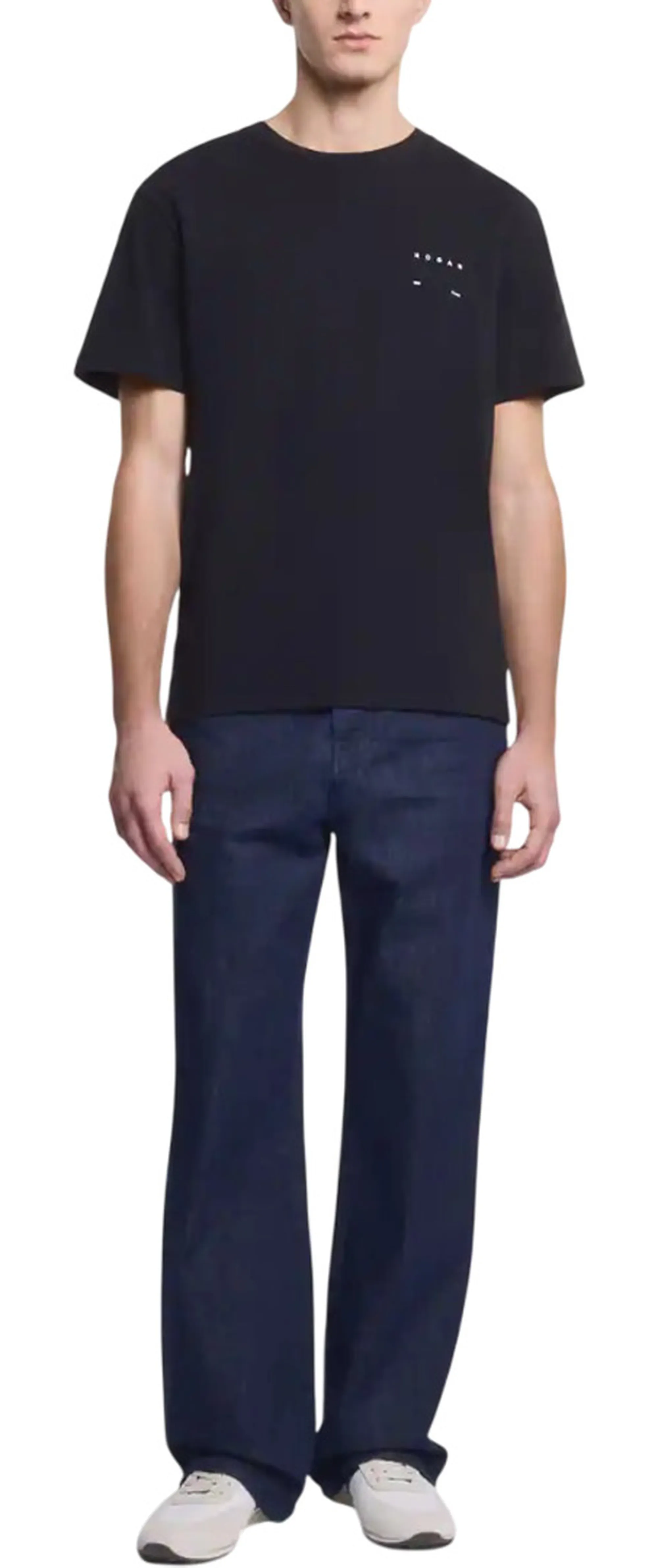 Hogan T-Shirt In Cotone Nero Kqmb3522360Zfvb999 175786