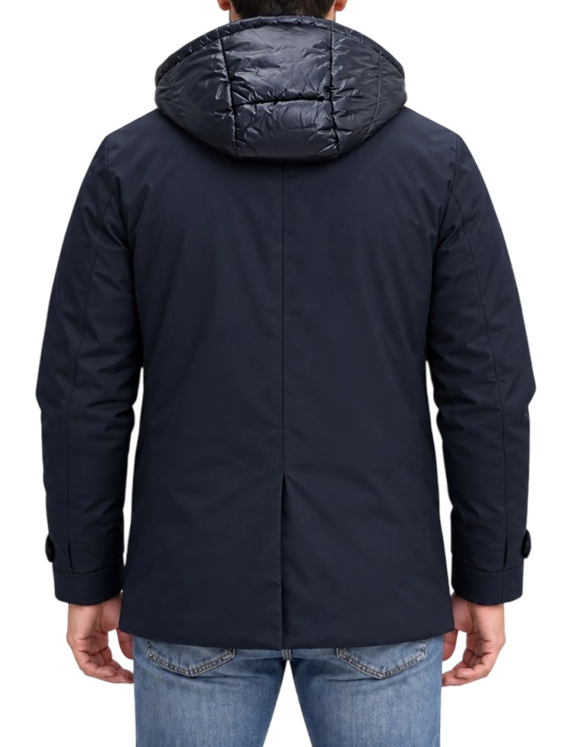 Hèskimo Cappotto Doppiopetto Blu He2440059 199674