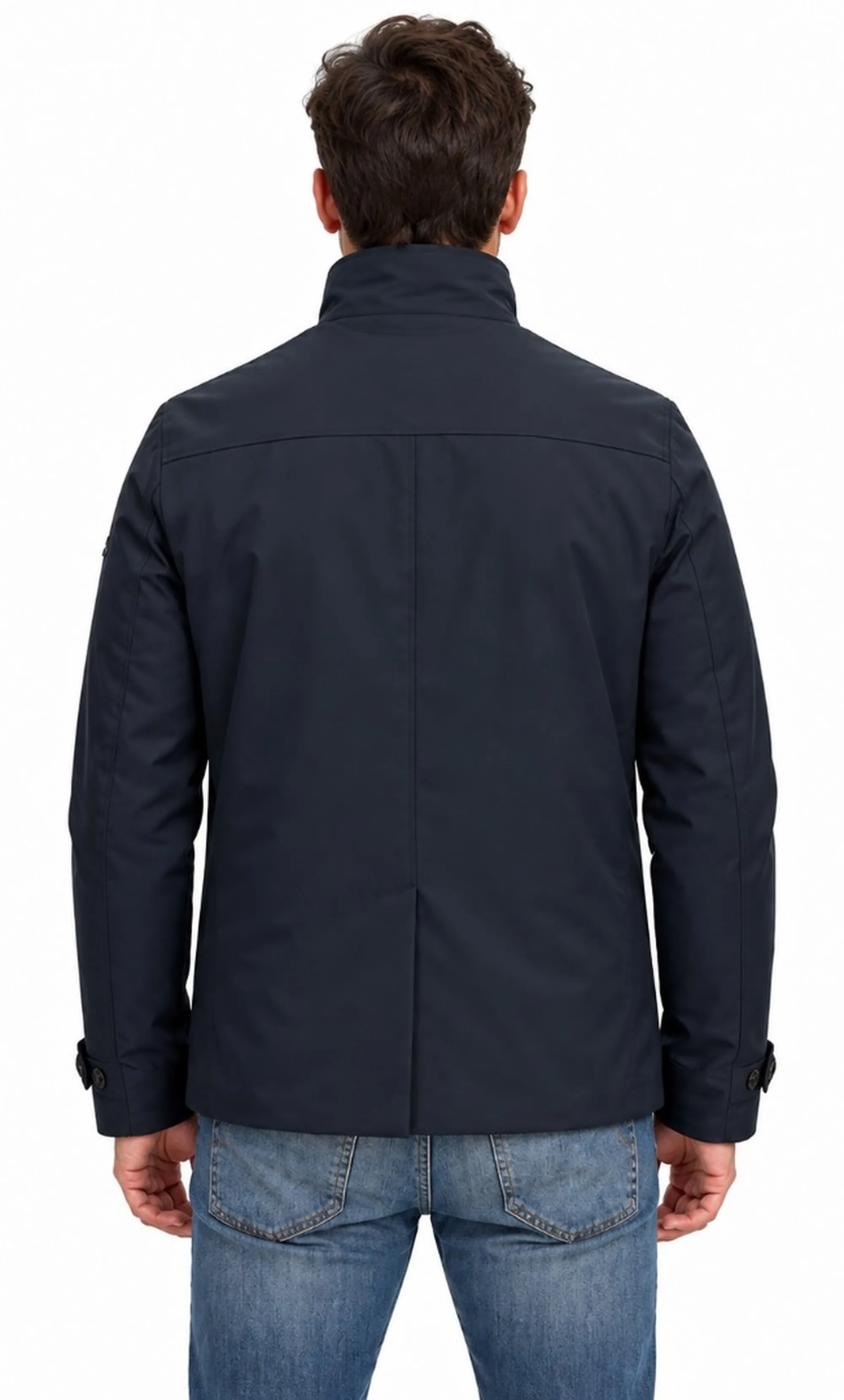 Hèskimo B'Double Breasted Waterproof Coat' Blu He2440064 199490