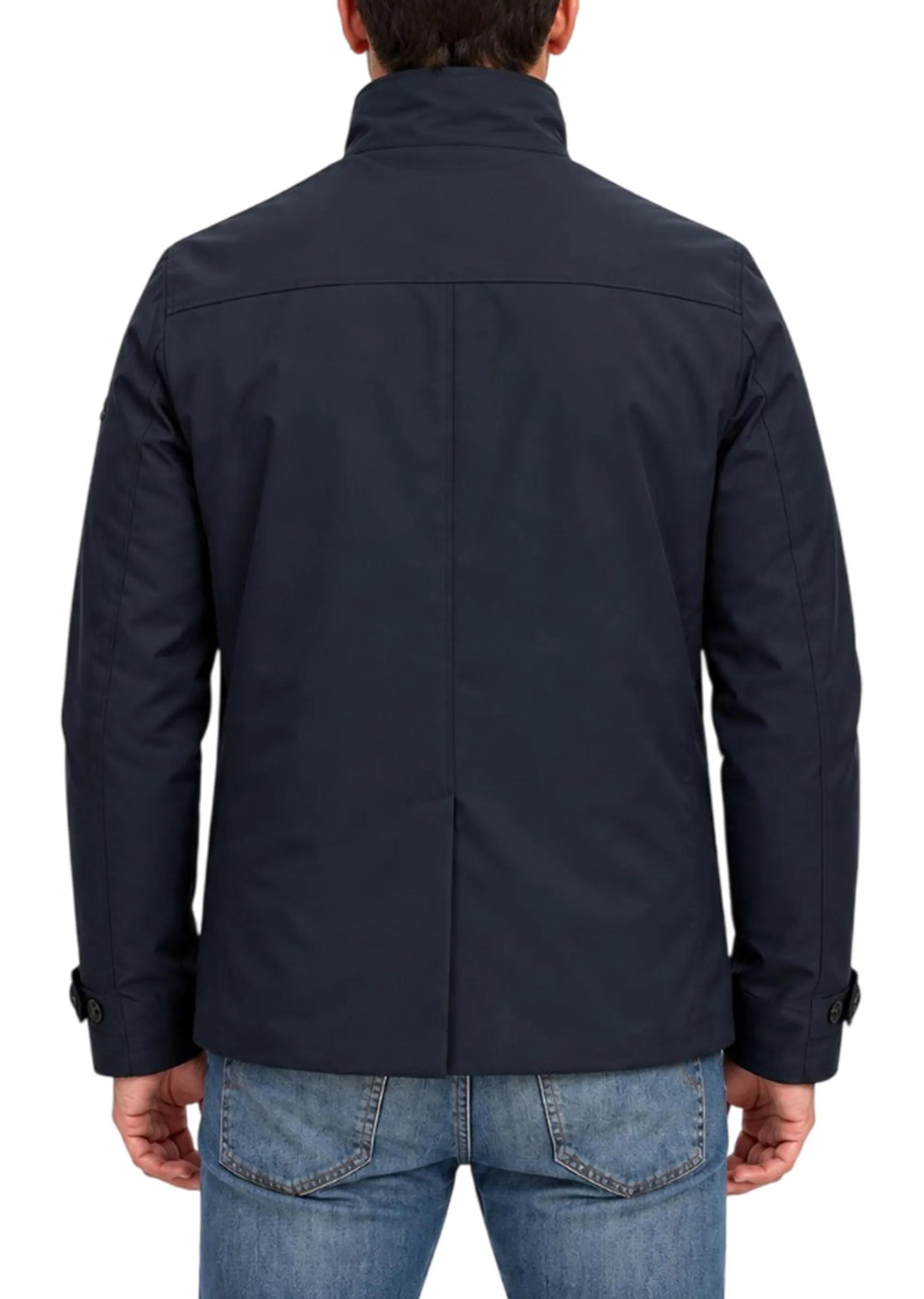 Hèskimo Cappotto Doppiopetto Impermeabile Blu He2440064 199686