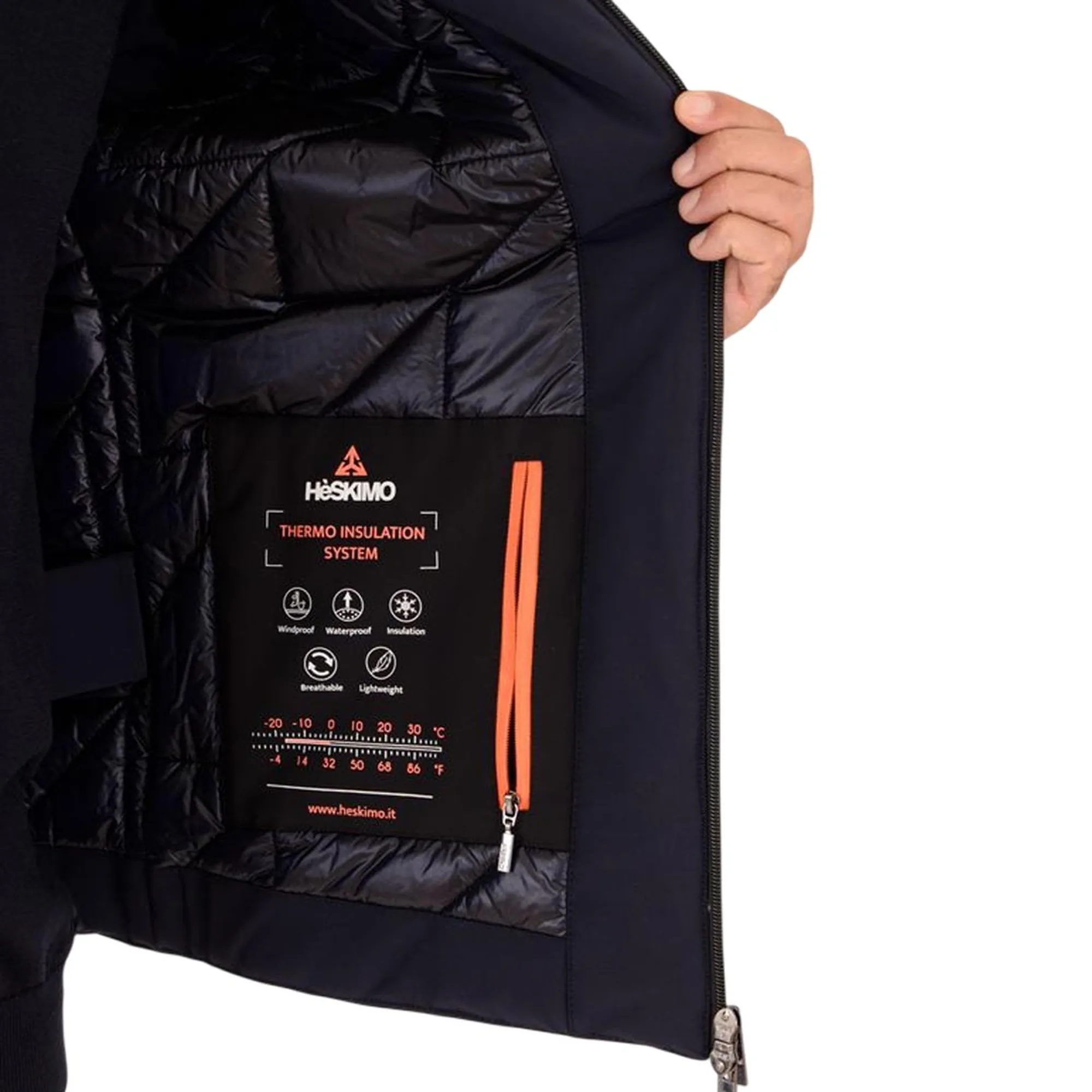 Hèskimo B'Metro Jacket' Blu He9440005 168779